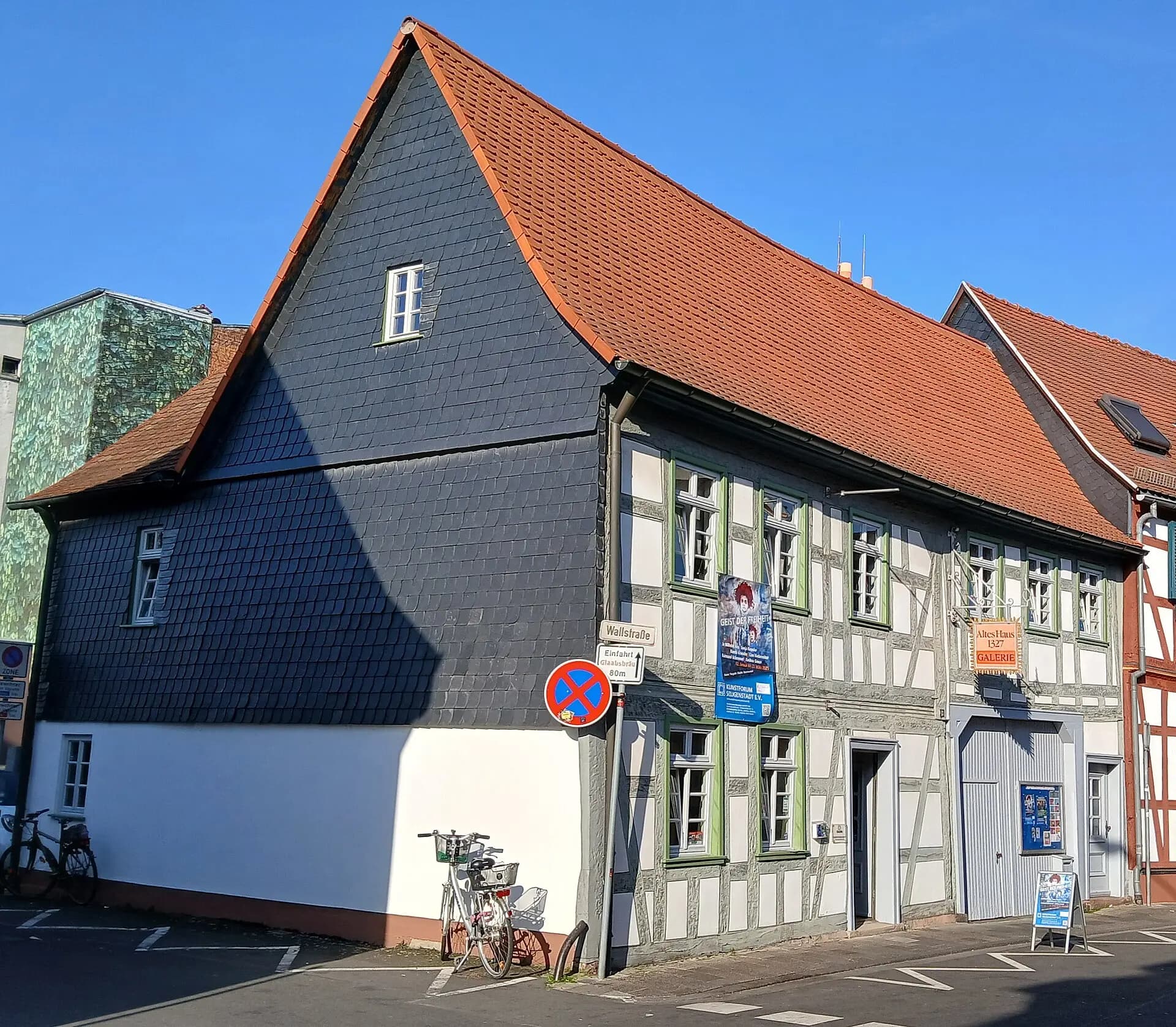 Verschiefertes Altstadthaus in Seligenstadt
