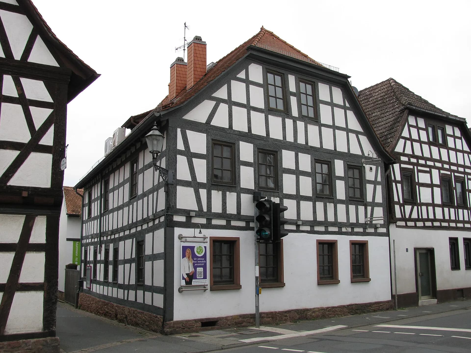Fachwerkhaus in der Vierhäusergasse 1 in Langen
