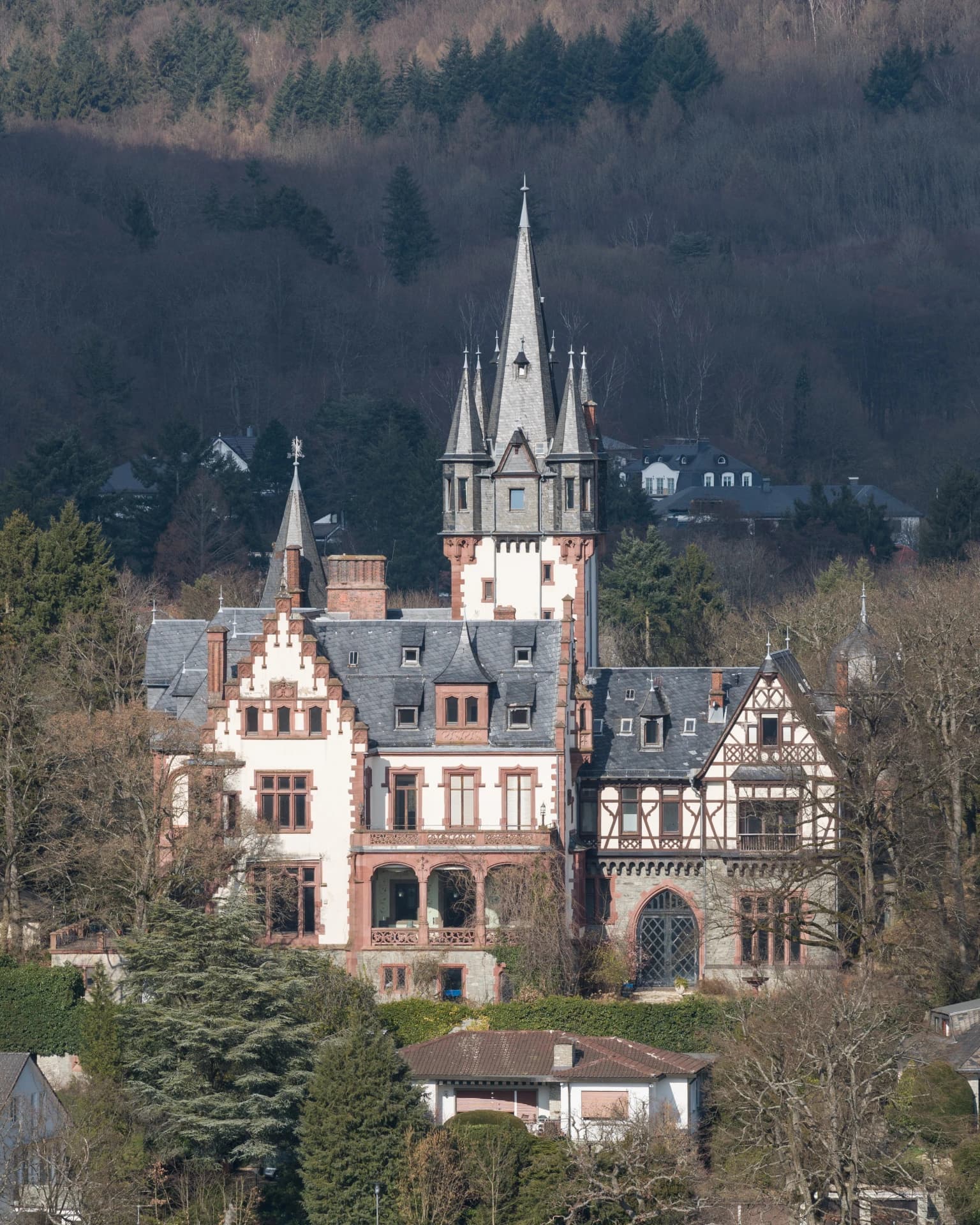 Villa Andreae in Königstein im Taunus von Süden