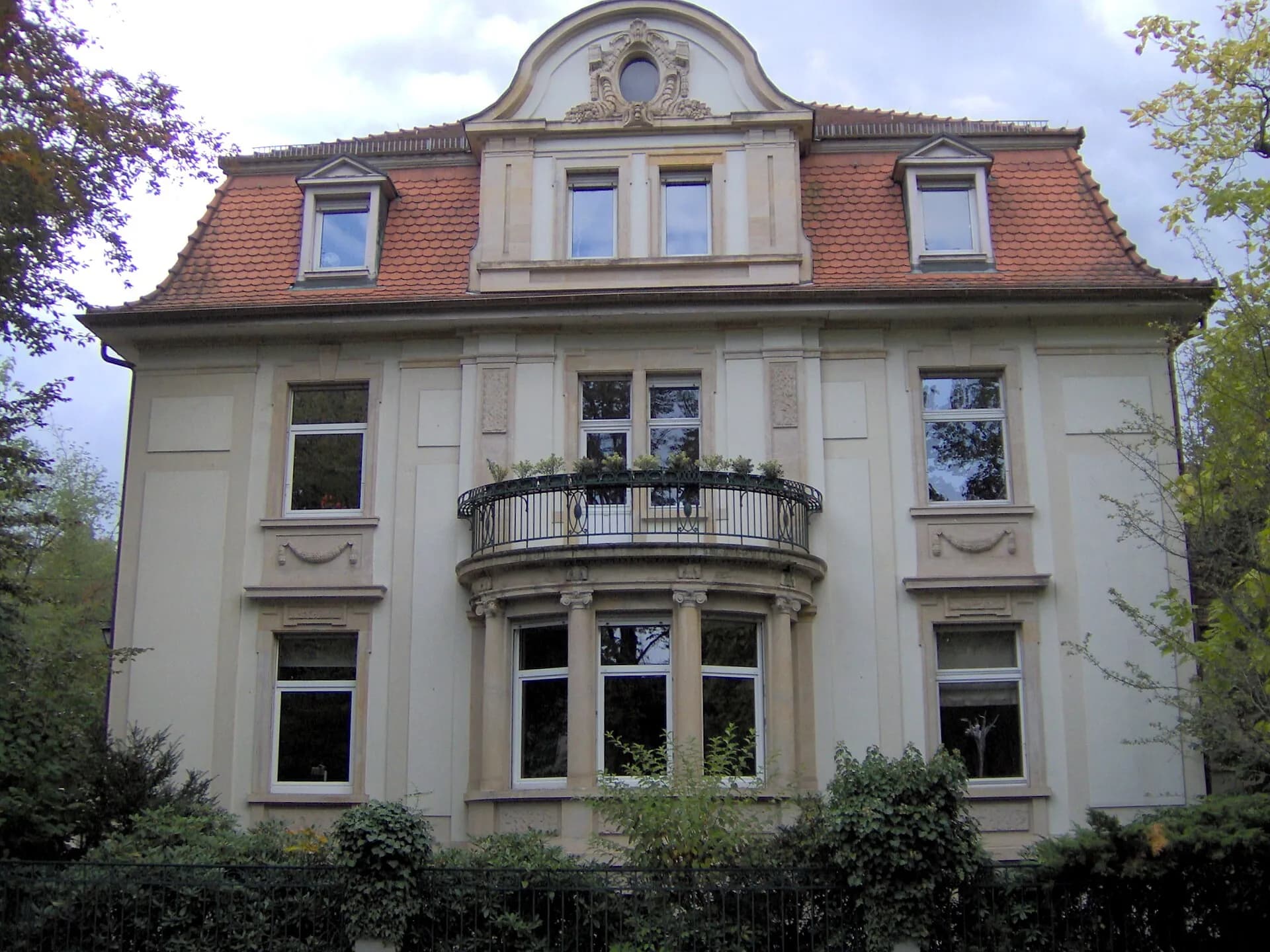 Villa Heyne an der Schillstraße in Offenbach-Westend