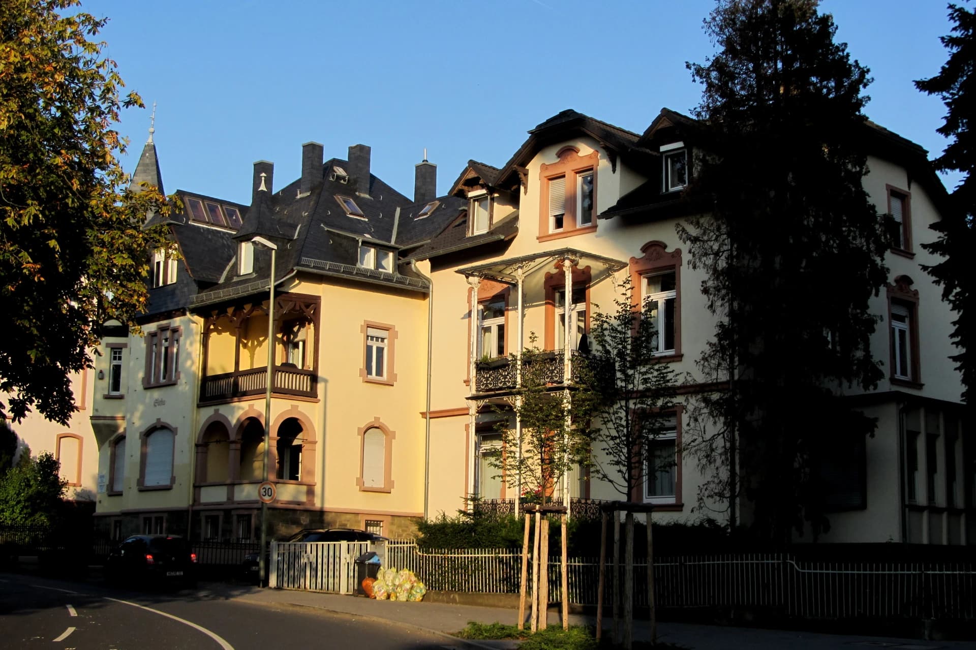 Villen an der Kronberger Straße in Bad Soden am Taunus