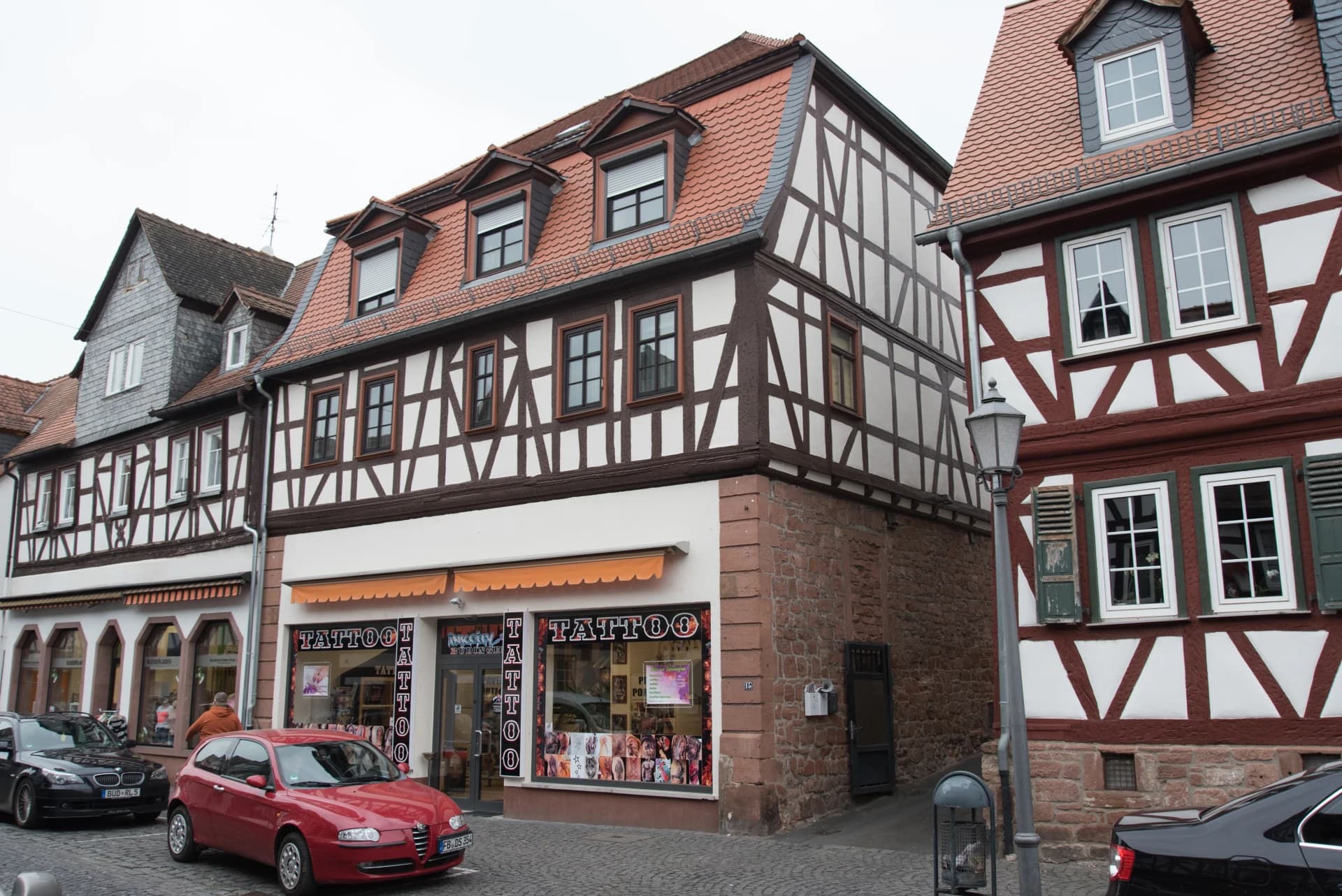 Fachwerkhäuser in der Vorstadt 17 und 15 in Büdingen