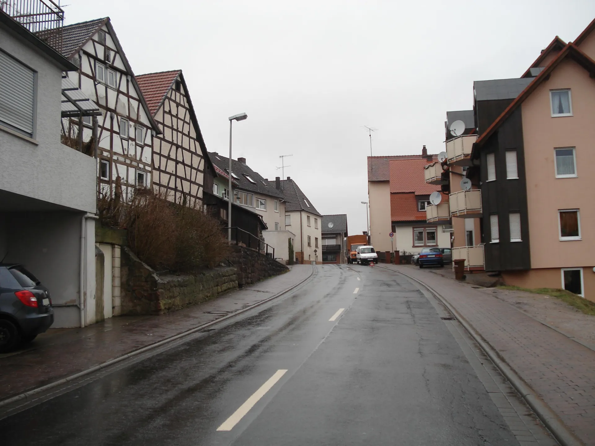 Ortsdurchfahrt in Schöllkrippen-Waag