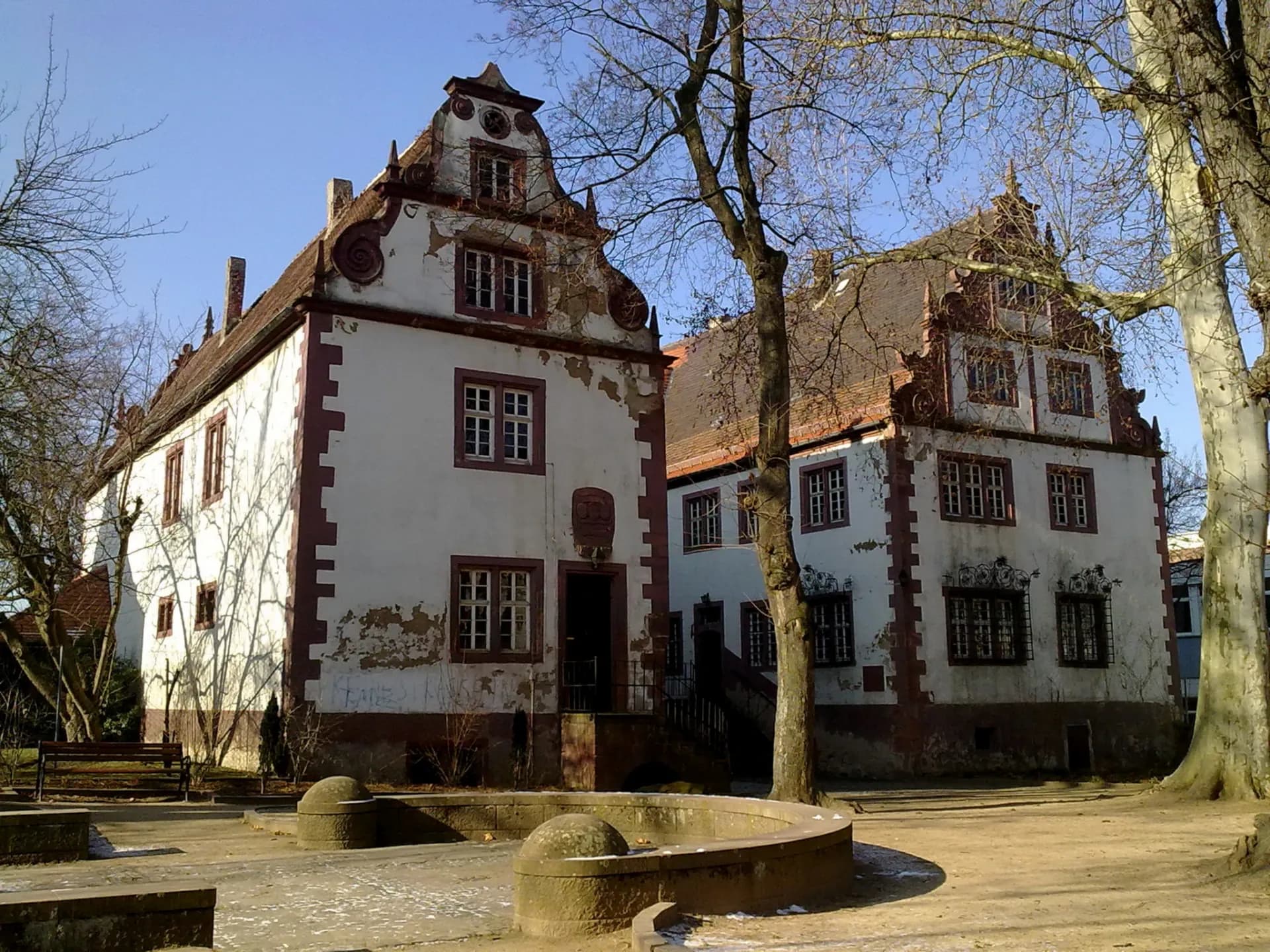 Wambolt'sches Schloss im Winter in Groß-Umstadt