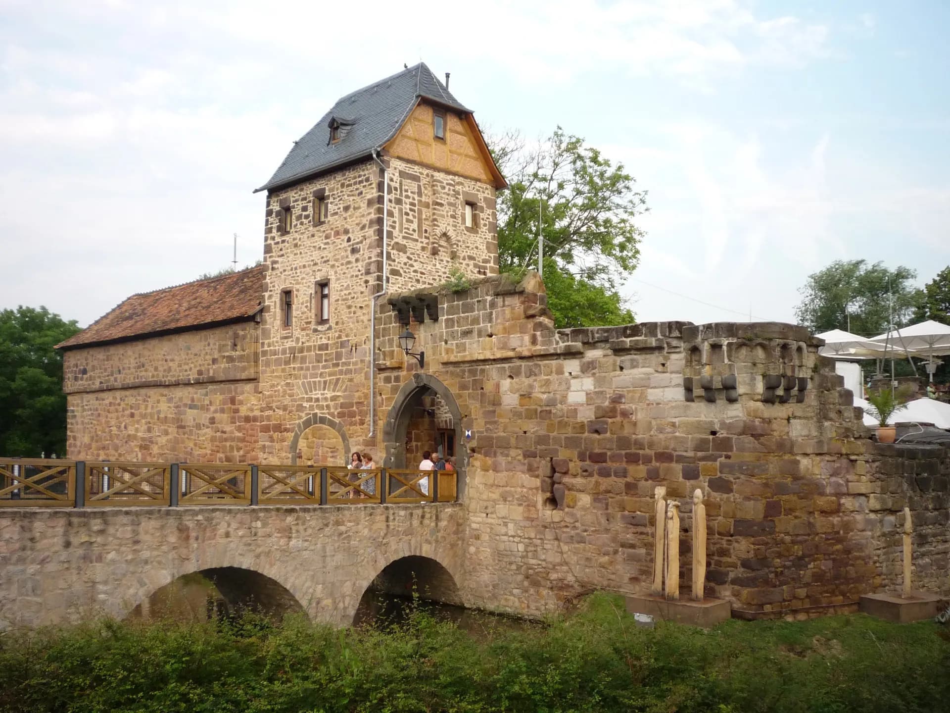Wasserburg Bad Vilbel an der Nidda