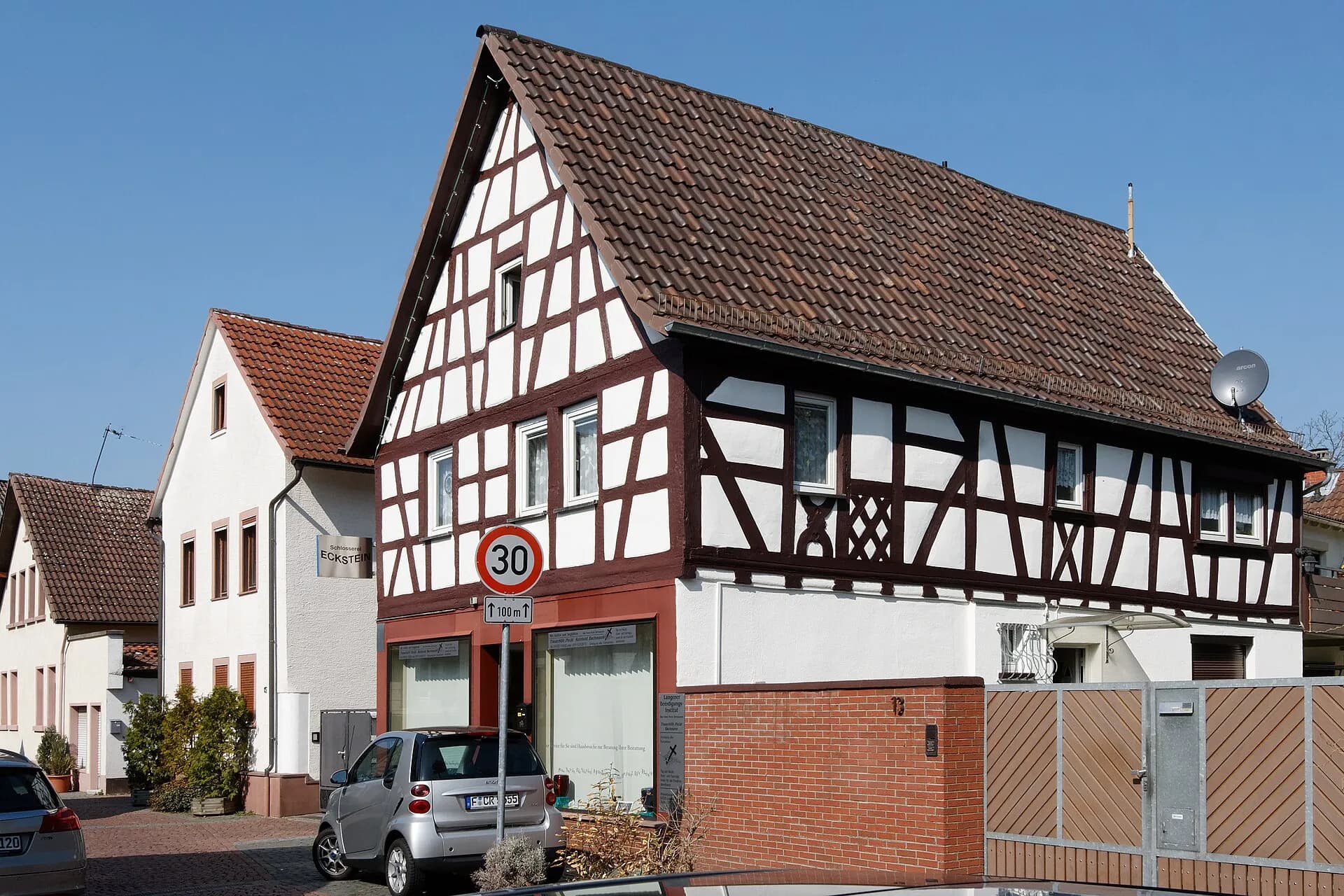 Fachwerkhaus in der Wassergasse 13 in Langen