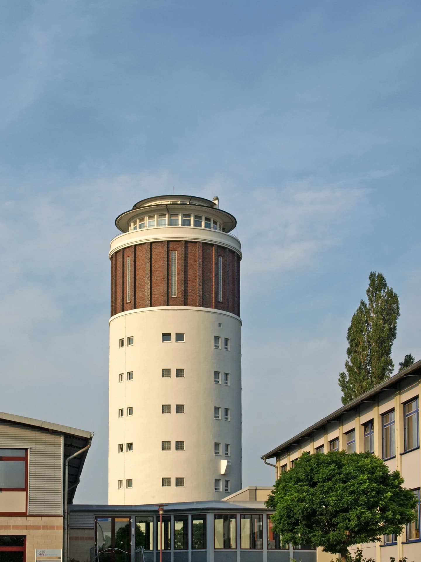 Wasserturm in Groß-Gerau von der Seite