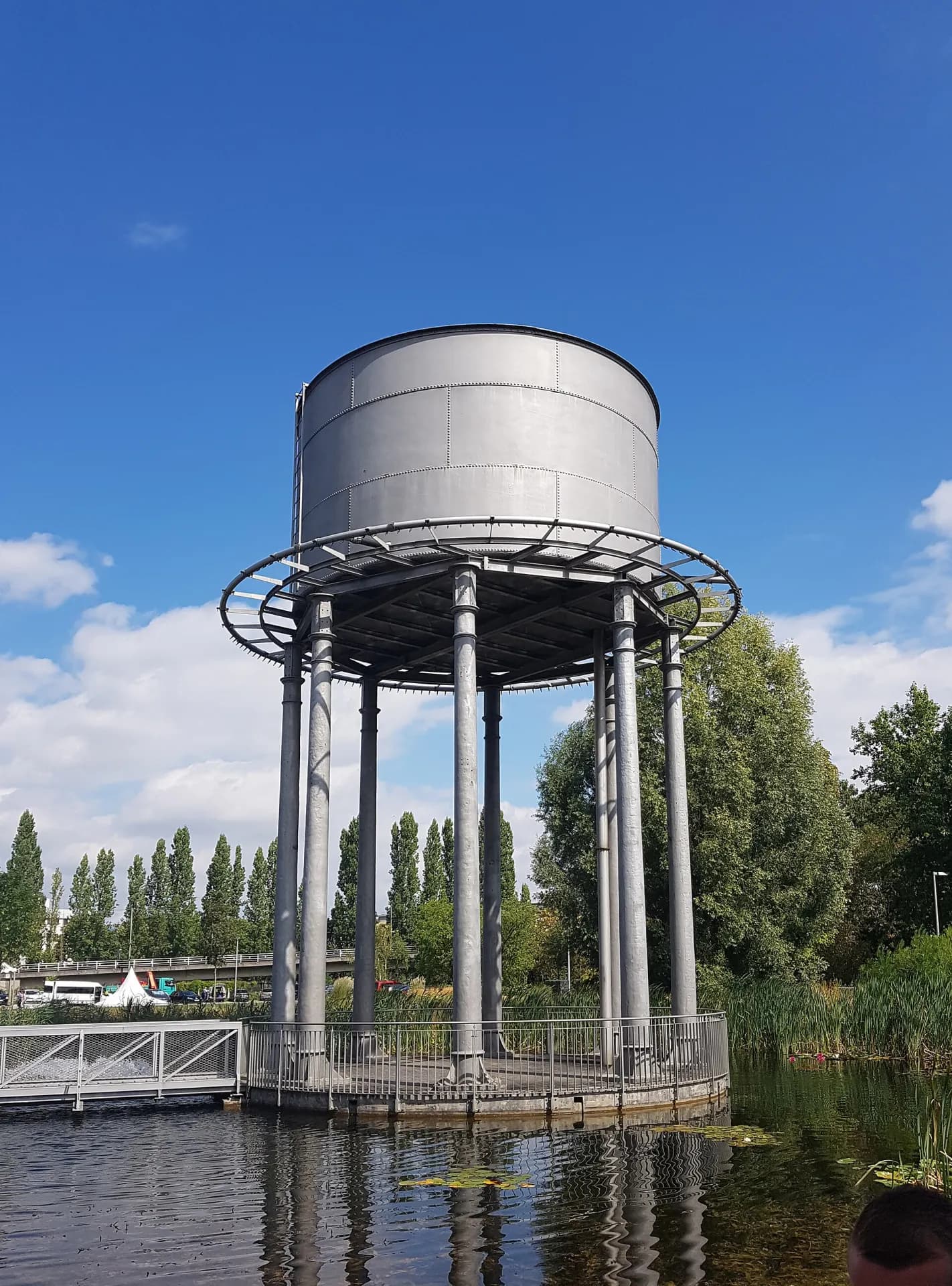 Wasserturm an der Solmsstraße in Frankfurt Bockenheim