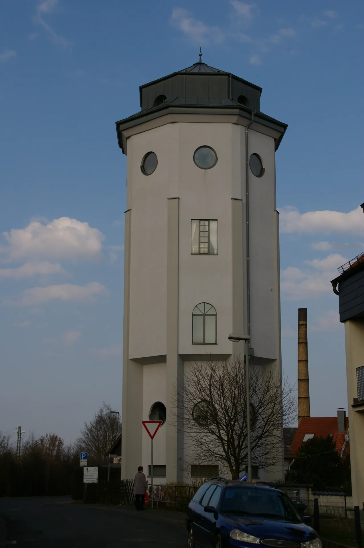 Ehemaliger Wasserturm an der Eisenbahnstraße in Nieder-Wöllstadt
