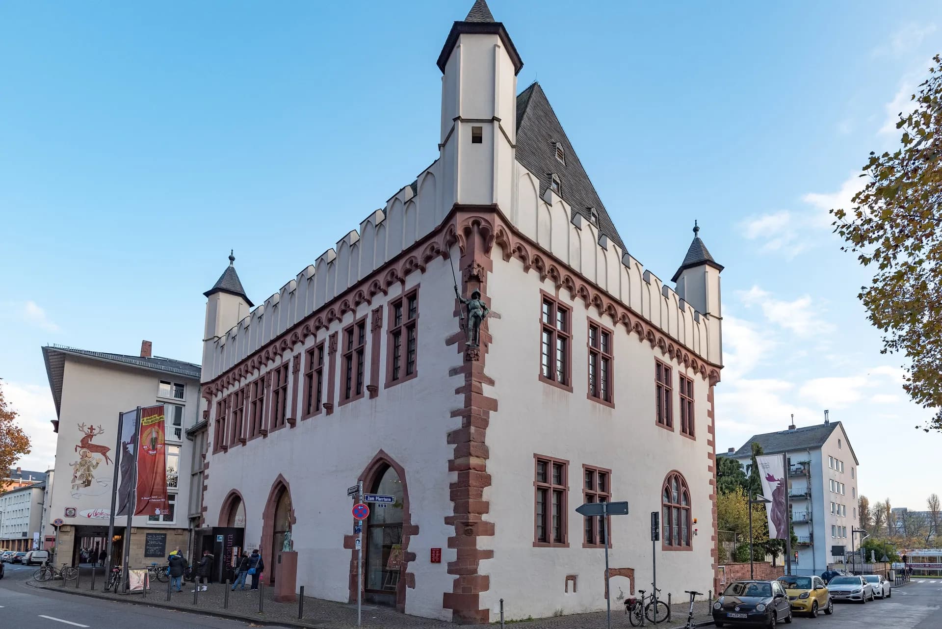 Leinwandhaus am Weckmarkt in der Frankfurter Altstadt