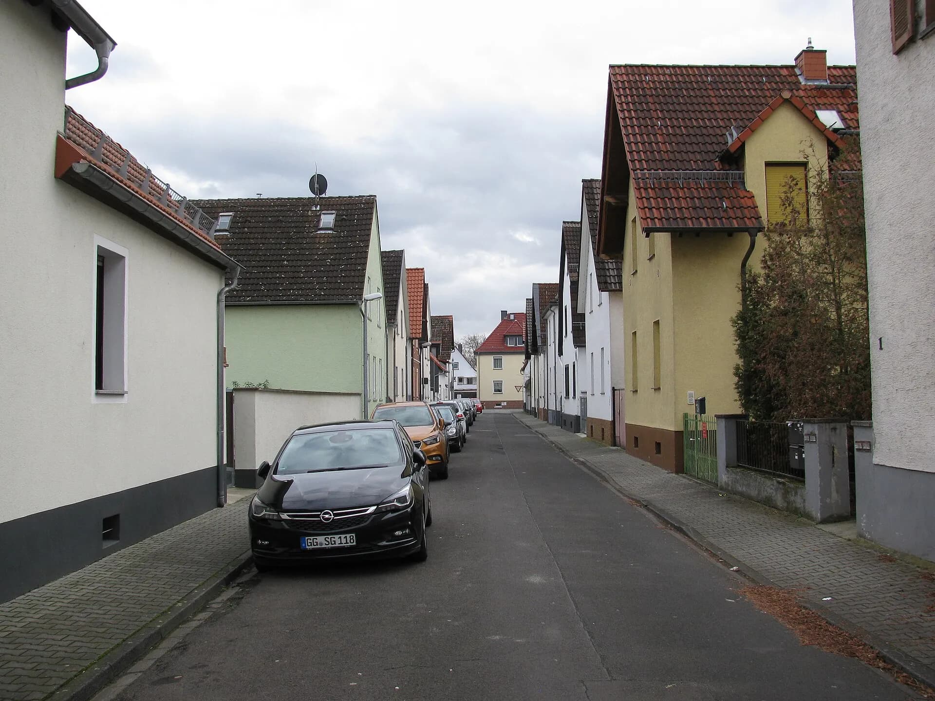 Weinbergstraße in Raunheim