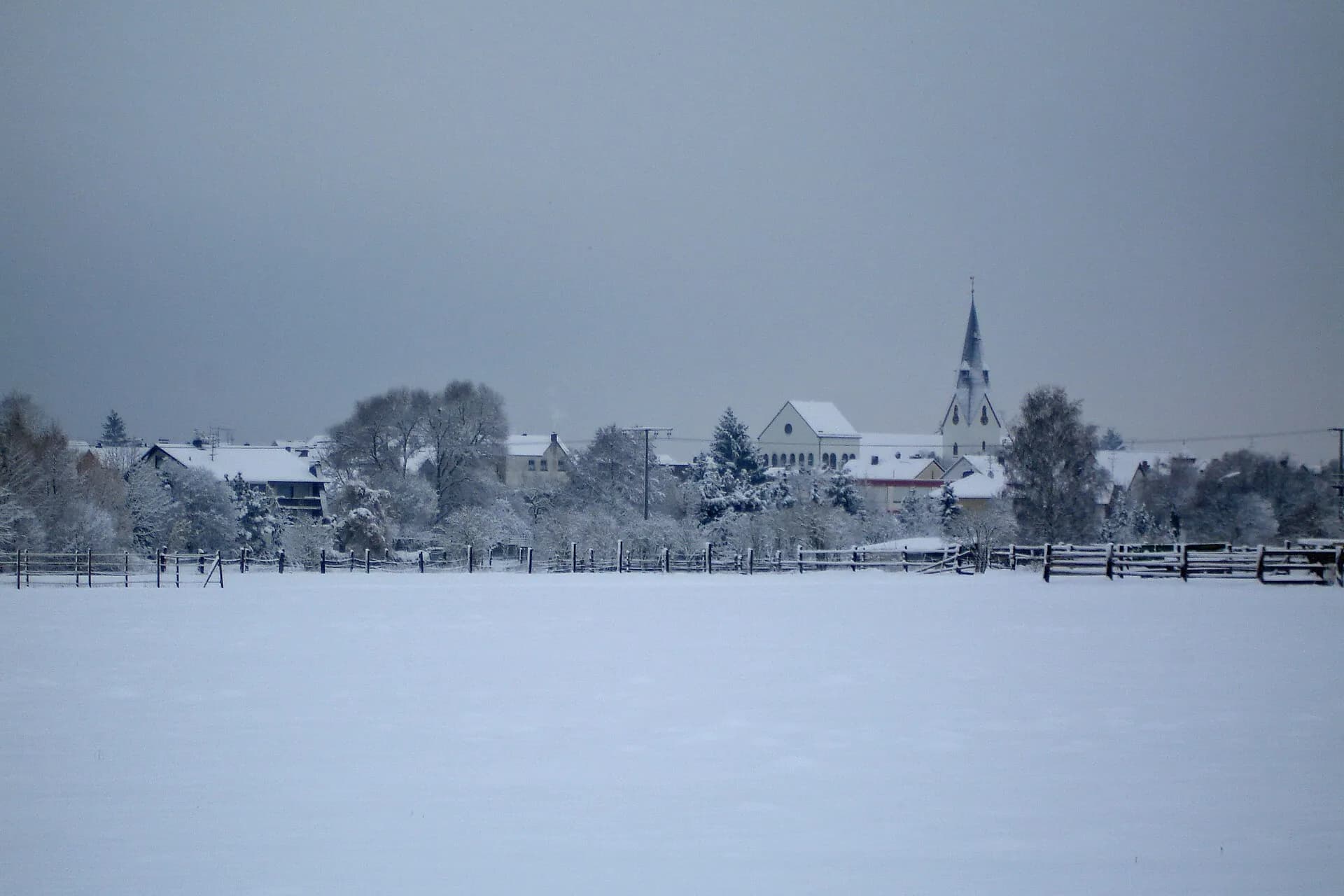 Winterpanorama von Rodgau-Weiskirchen