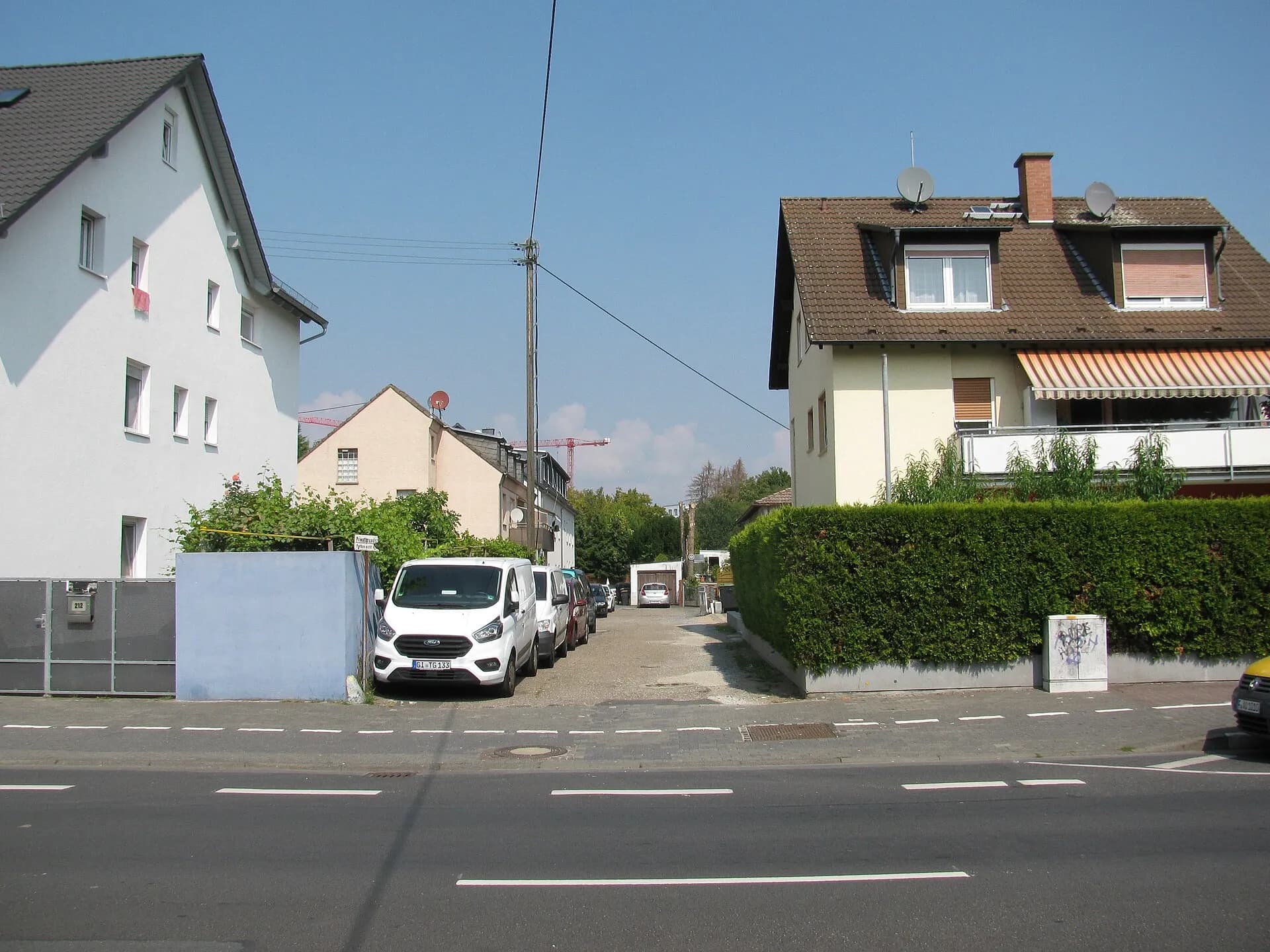 Wohnbebauung an der Westerbachstraße in Frankfurt Sossenheim