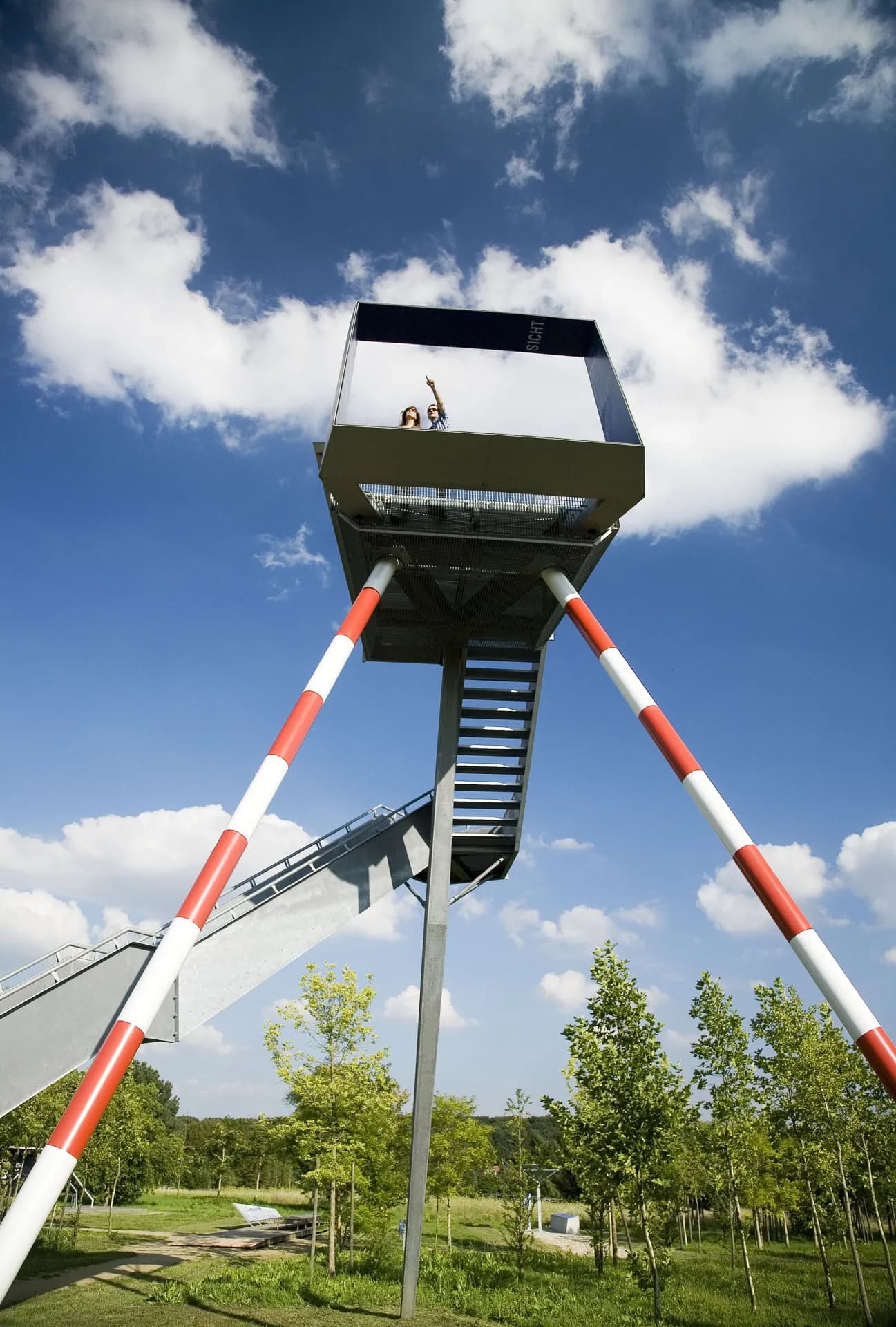 Aussichtsturm im Wetterpark in Offenbach