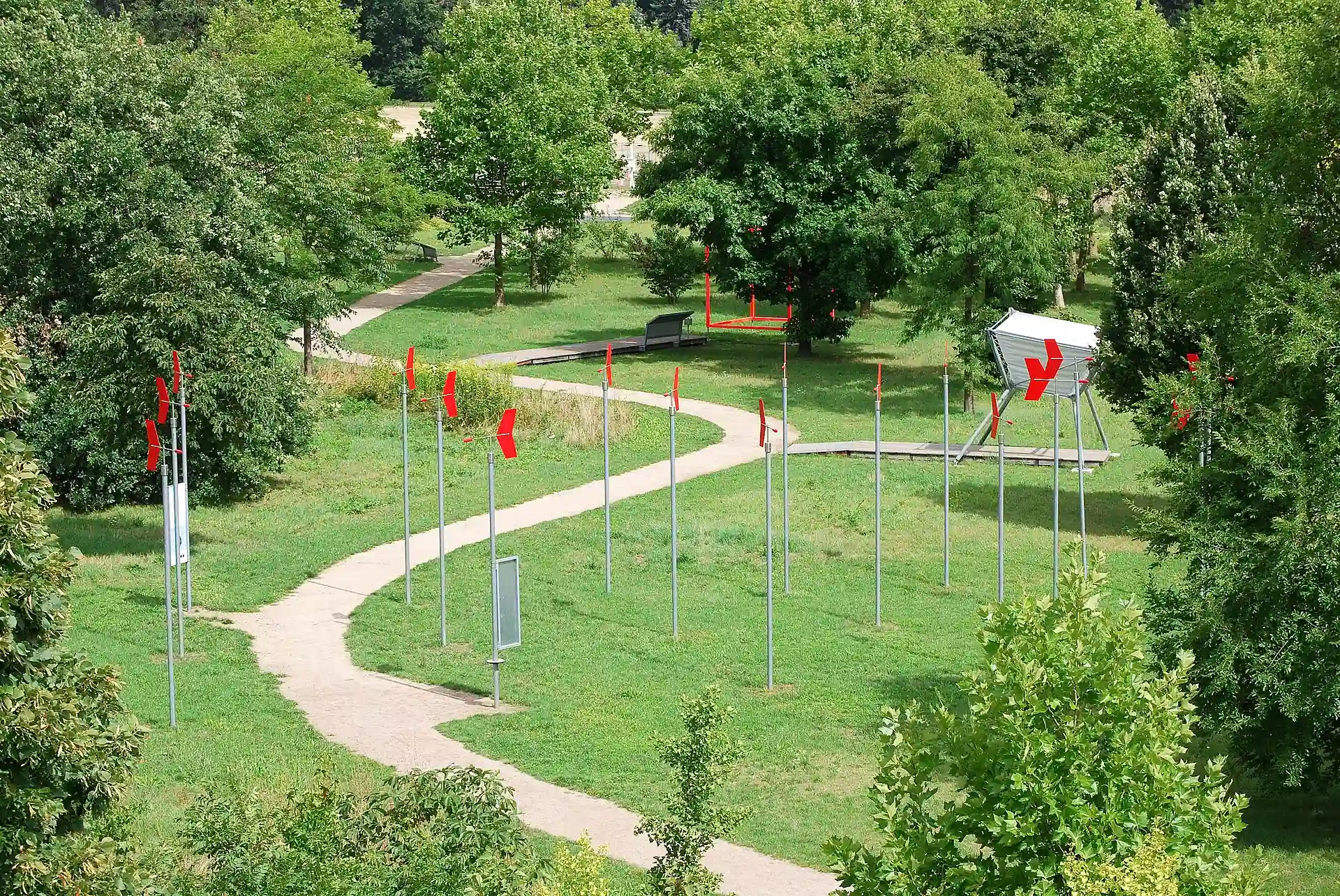 Parkwiese im Wetterpark in Offenbach
