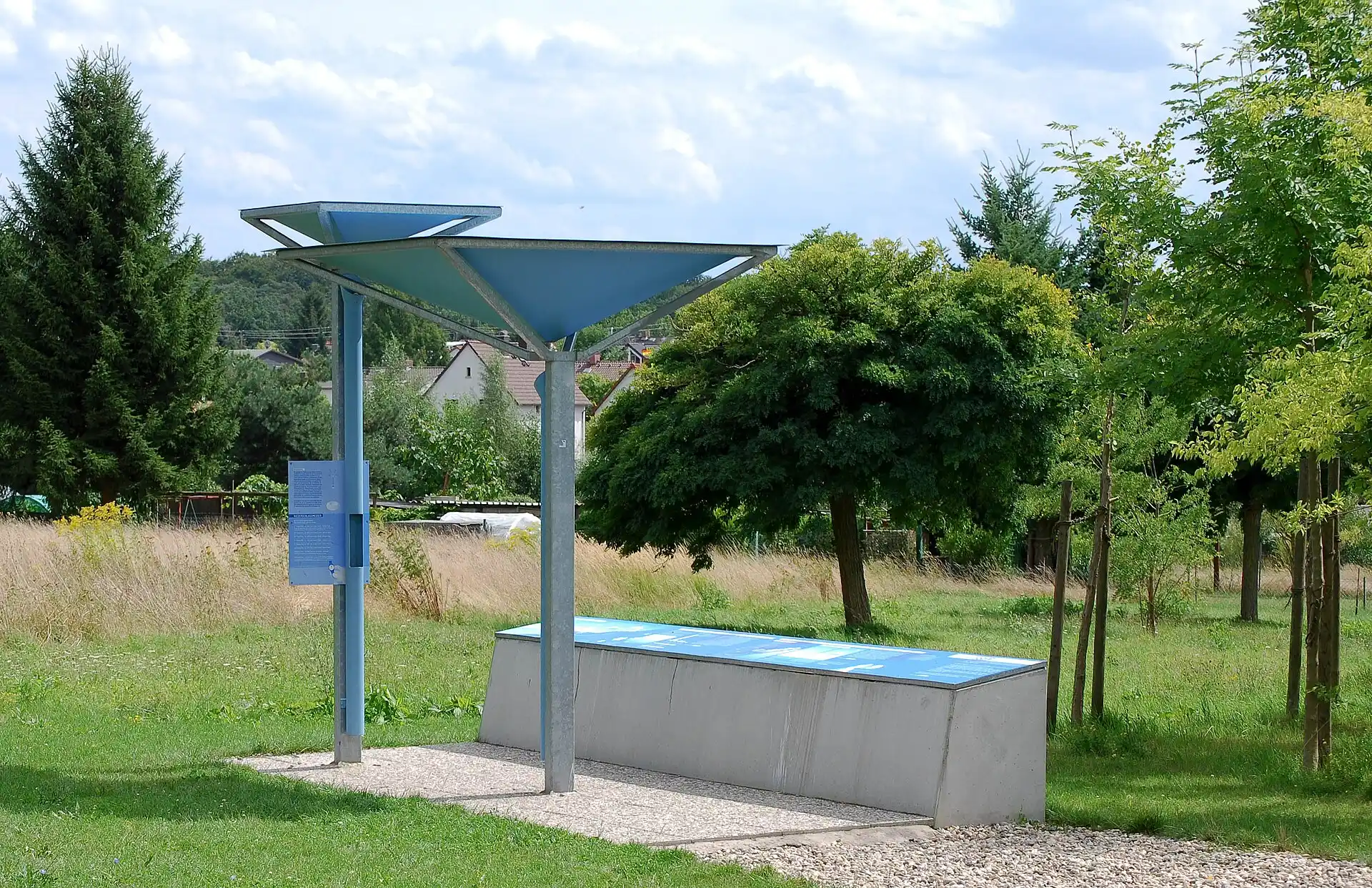 Sonnensegel im Wetterpark in Offenbach