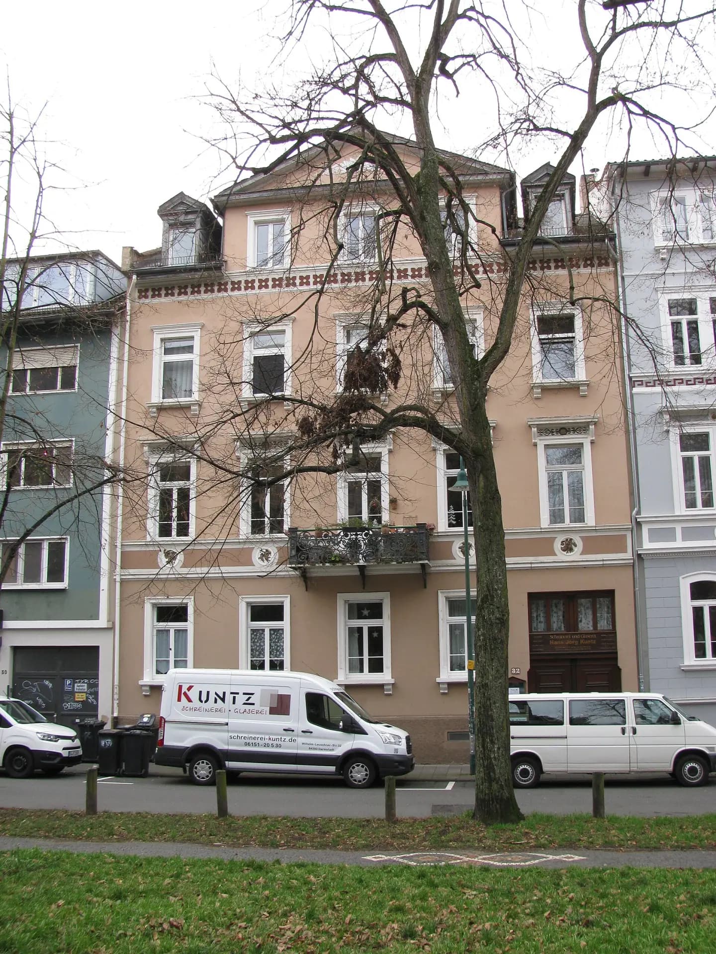 Wohnhäuser in der Wilhelm-Leuschner-Straße 32 in Darmstadt-Nord