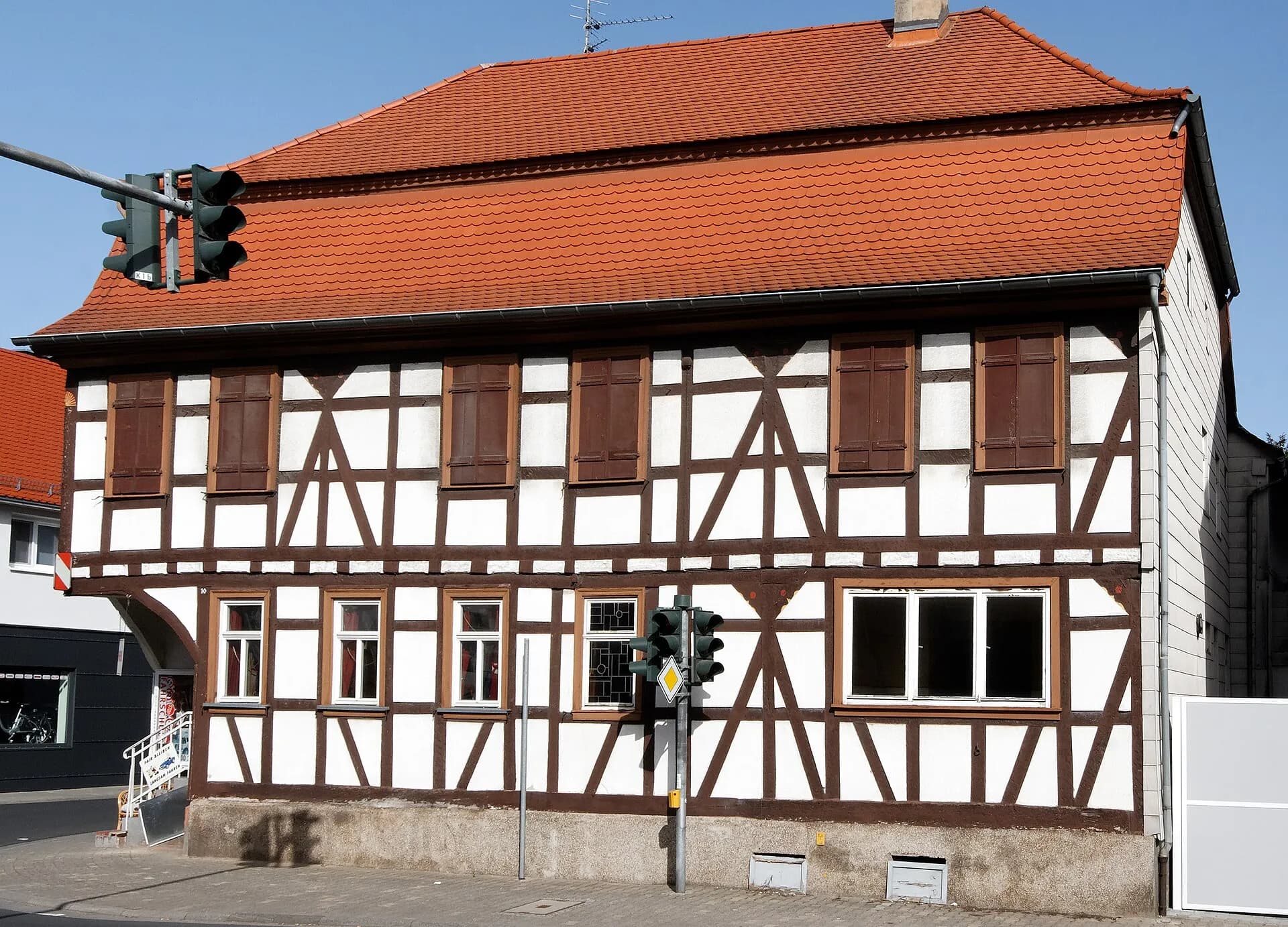 Fachwerkhaus an der Wilhelm-Leuschner-Straße in Schaafheim