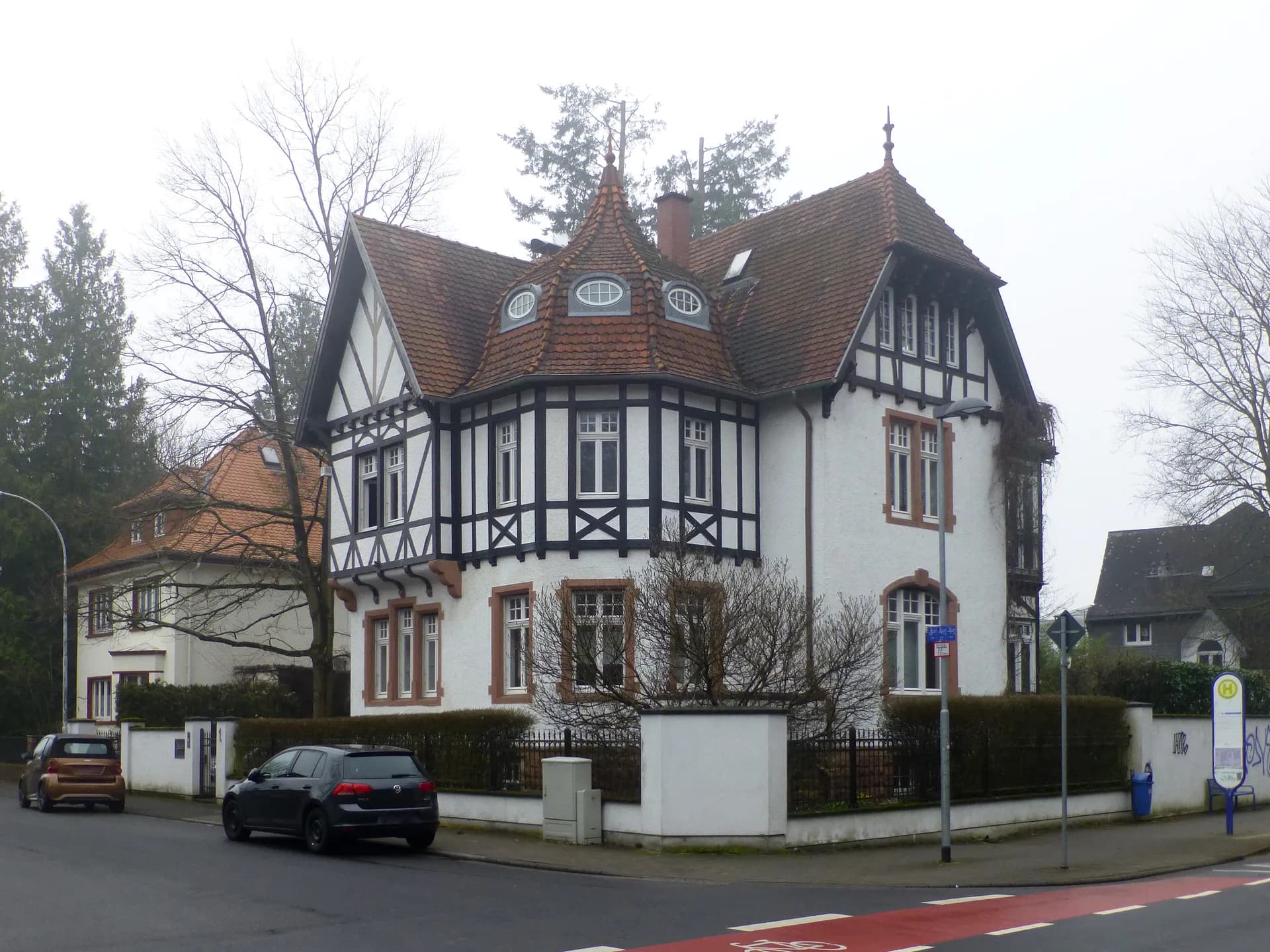 Fachwerkvilla an der Wilhelm-Leuschner-Straße in Neu-Isenburg