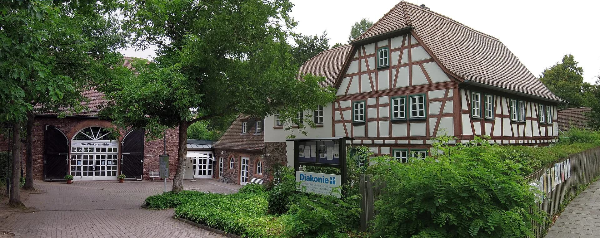 Hofanlage der Winkelsmühle in Dreieich-Dreieichenhain