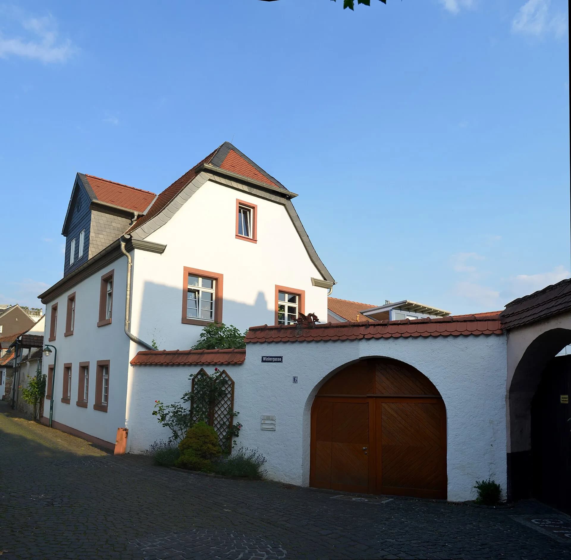 Hofanlage in der Wintergasse 6 in Hochheim am Main