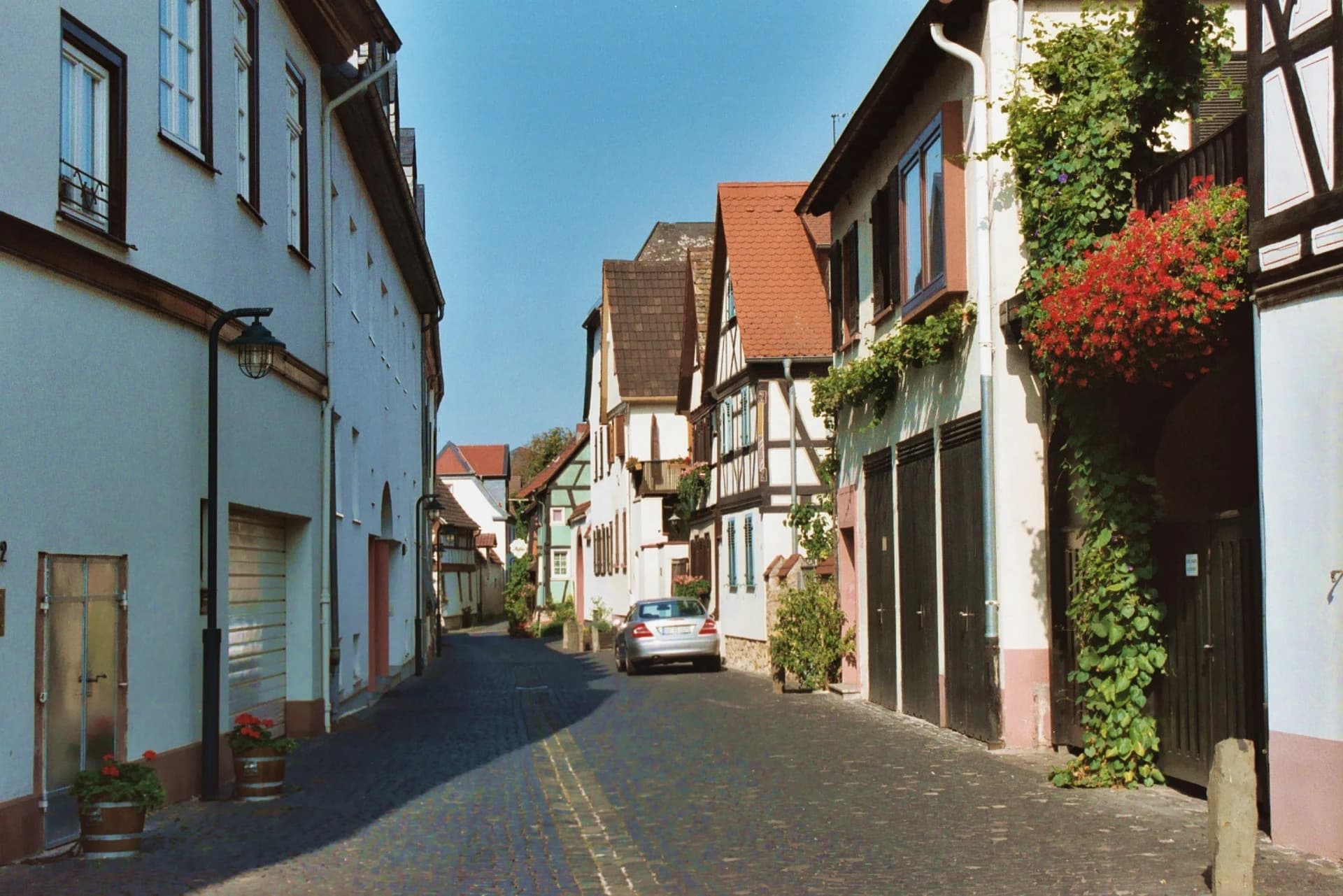 Blick in die Wintergasse in Hochheim am Main