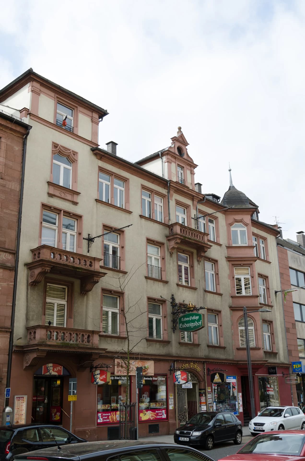 Wohn- und Geschäftshaus in der Ludwigstraße in Aschaffenburg