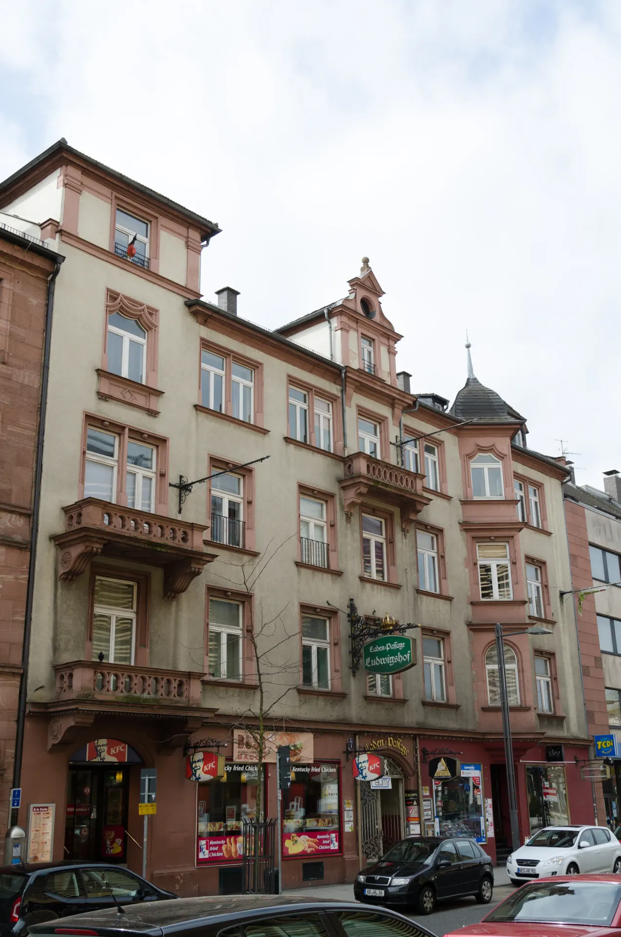 Wohn- und Geschäftshaus in der Ludwigstraße in Aschaffenburg