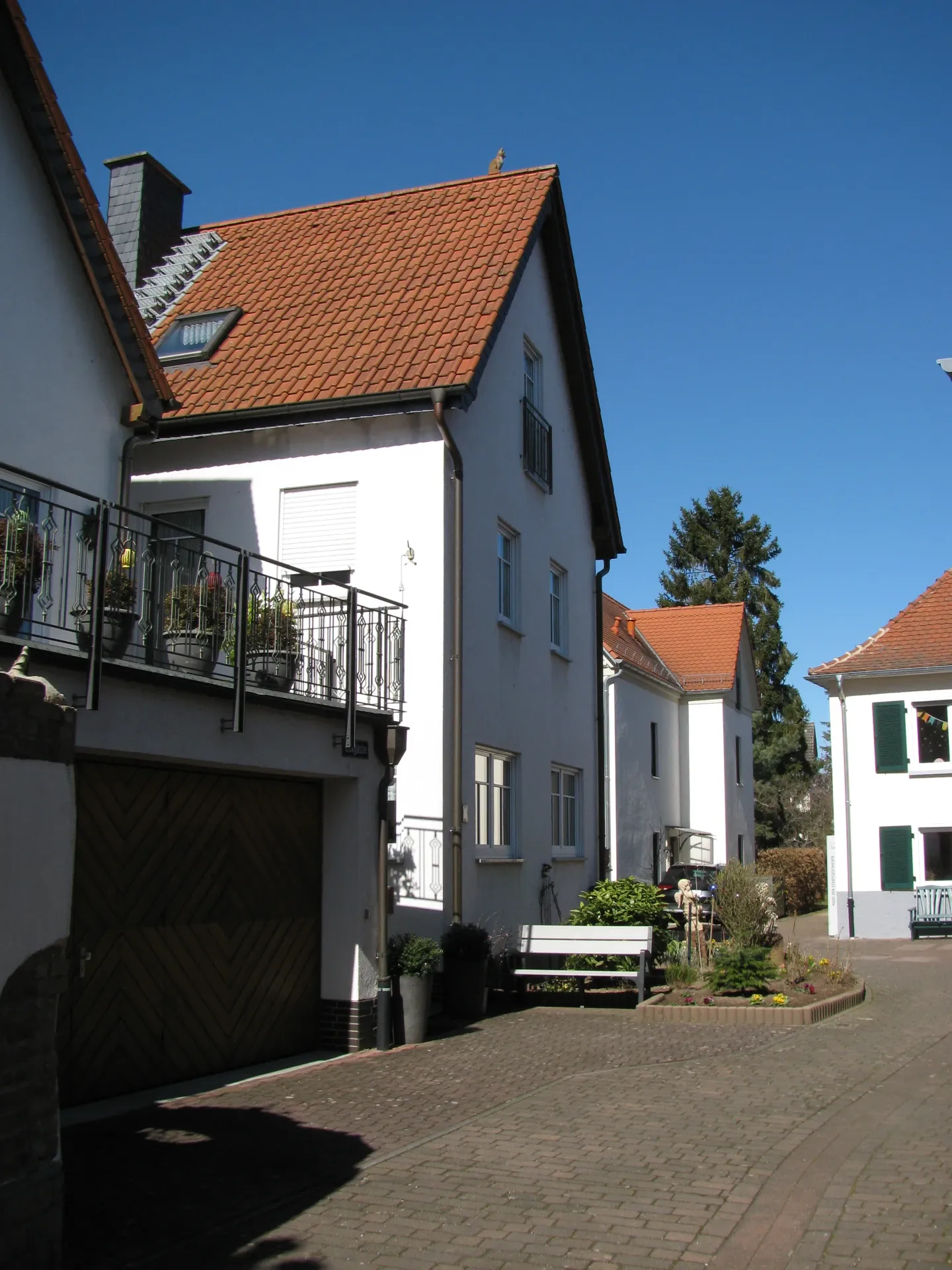 Wohnhäuser an der Eckgasse in Heusenstamm