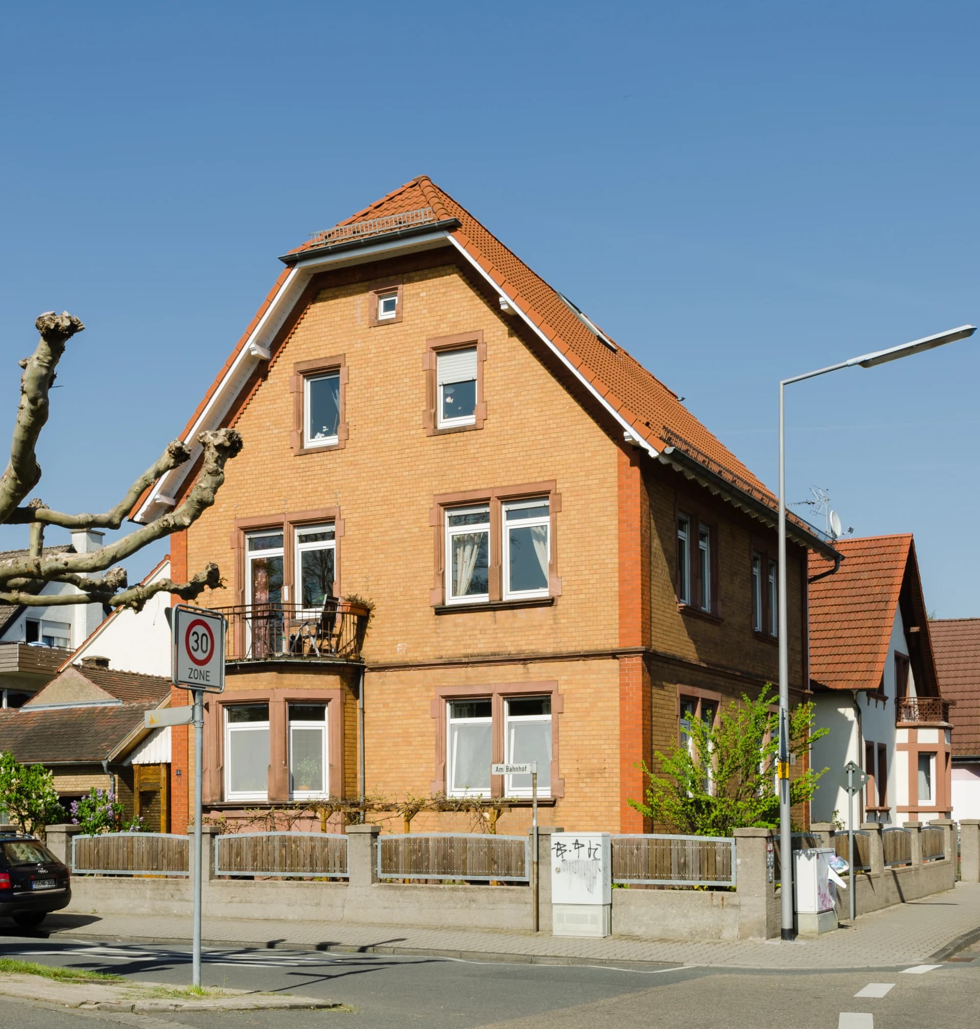 Wohnhaus an der Straße Am Bahnhof in Mörfelden-Walldorf