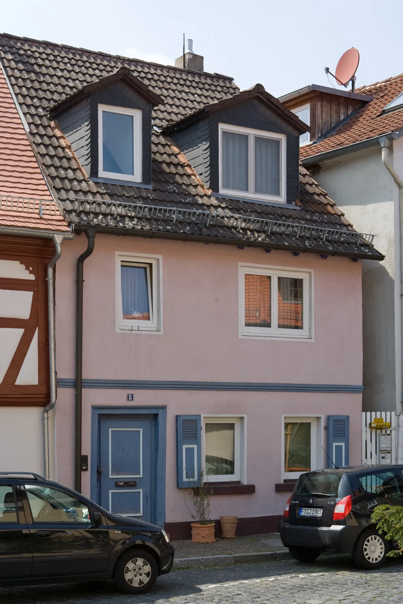 Wohnhaus an der Straße Wed in Frankfurt Höchst