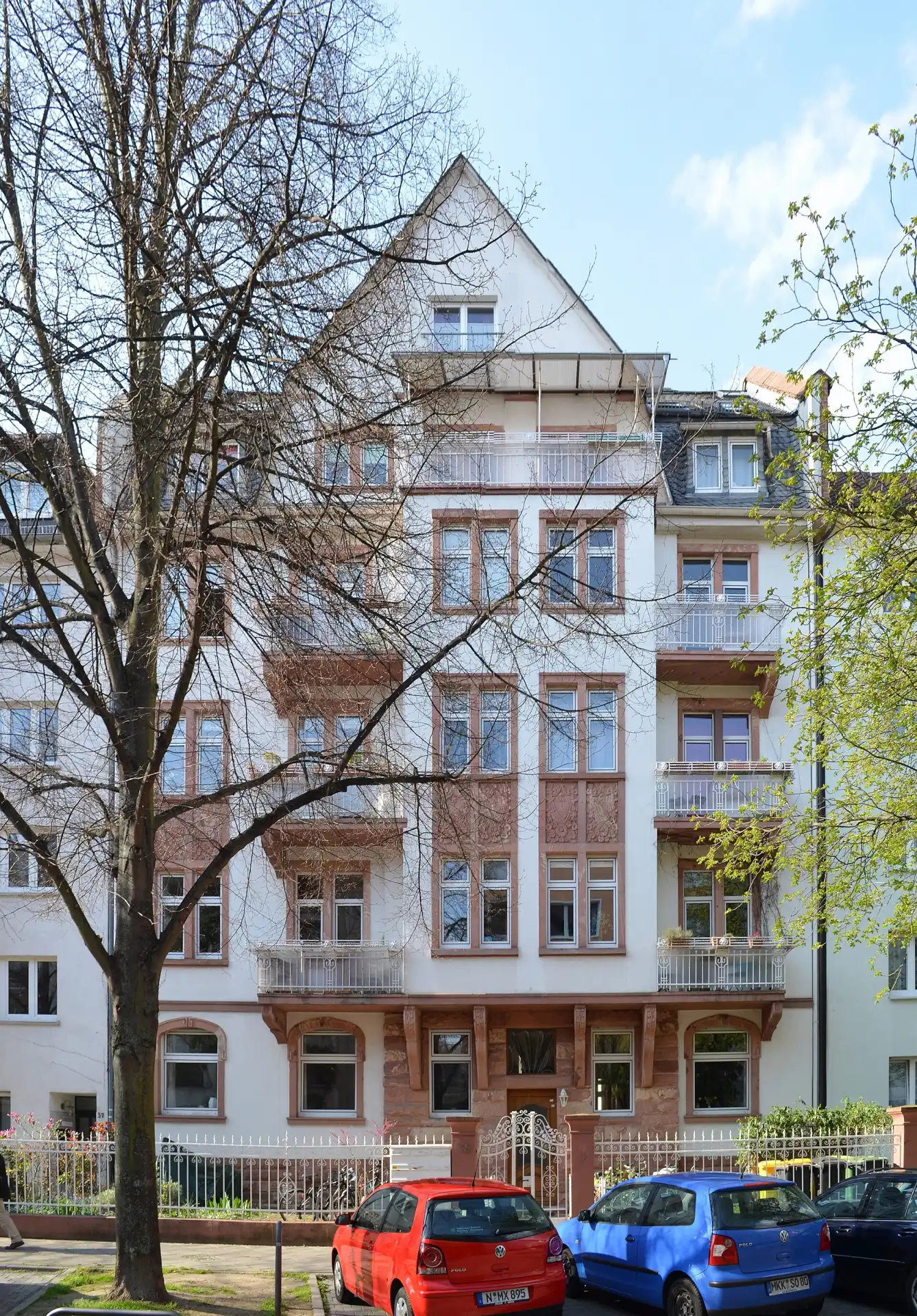 Wohnhaus in der Brüder-Grimm-Straße im Frankfurter Ostend