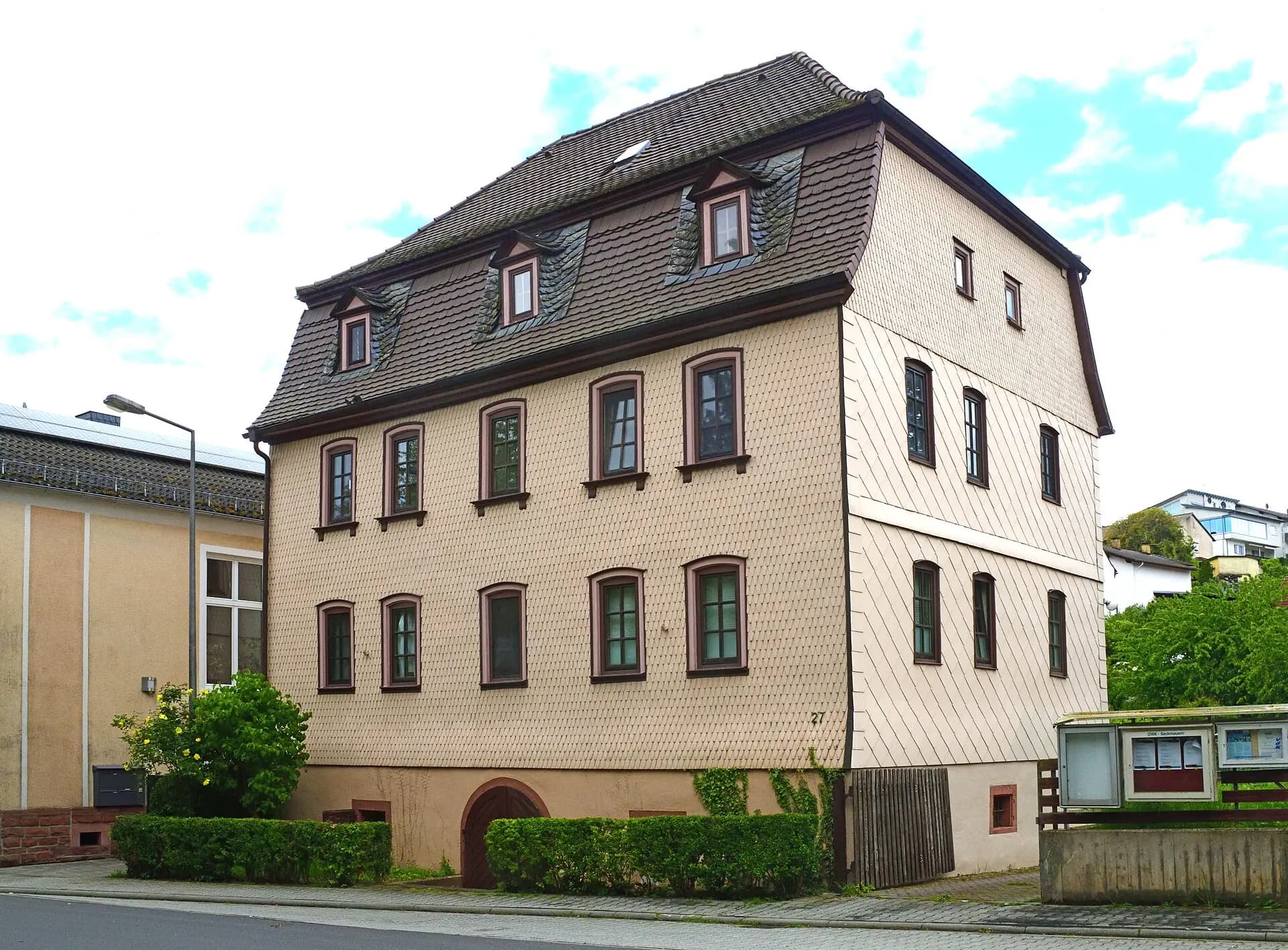 Wohnhaus in der Hauptstraße im Ortsteil Seckmauern in Lützelbach
