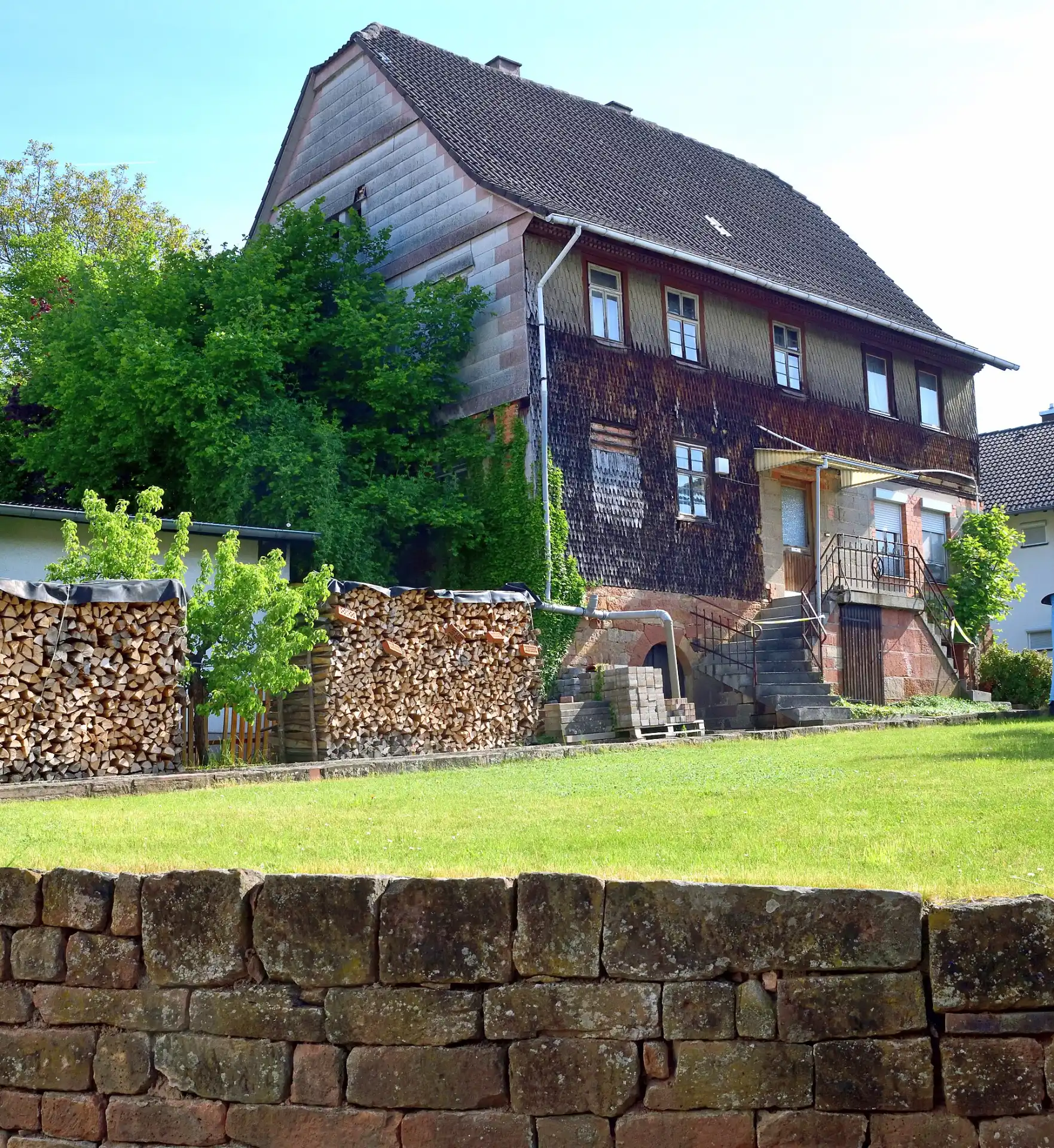Wohnhaus in der Lützelbacher Straße im Ortsteil Breitenbrunn in Lützelbach