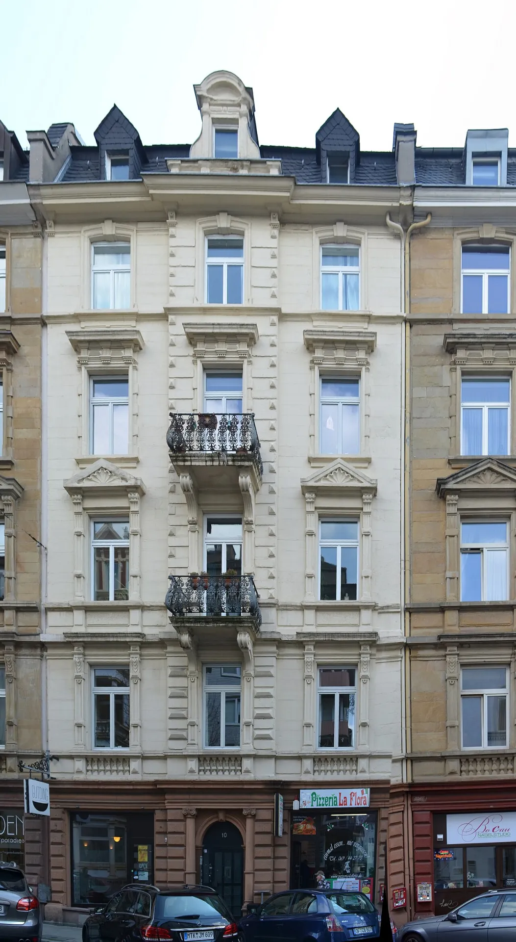 Gründerzeitliches Wohnhaus am Sandweg im Frankfurter Ostend