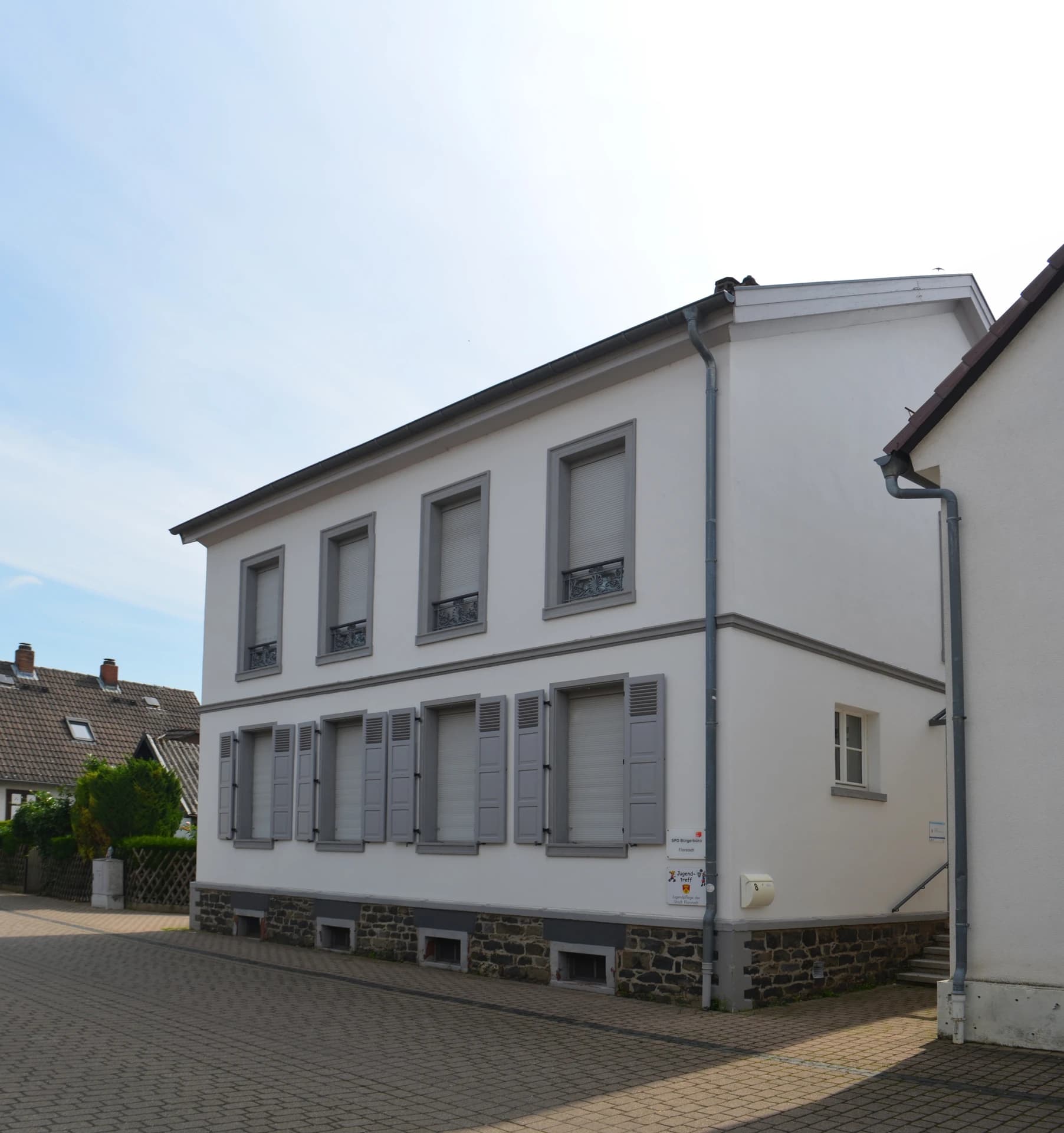 Hofseite des Wohnhauses Weitgasse 8 in Nieder-Florstadt