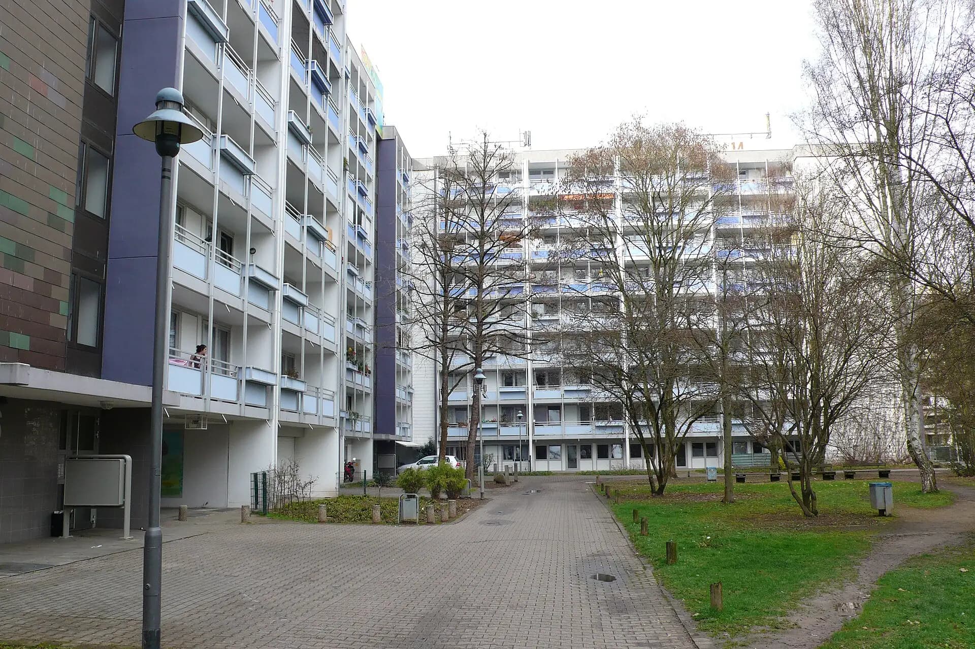 Wohnsiedlung am Ben-Gurion-Ring in Frankfurt Bonames