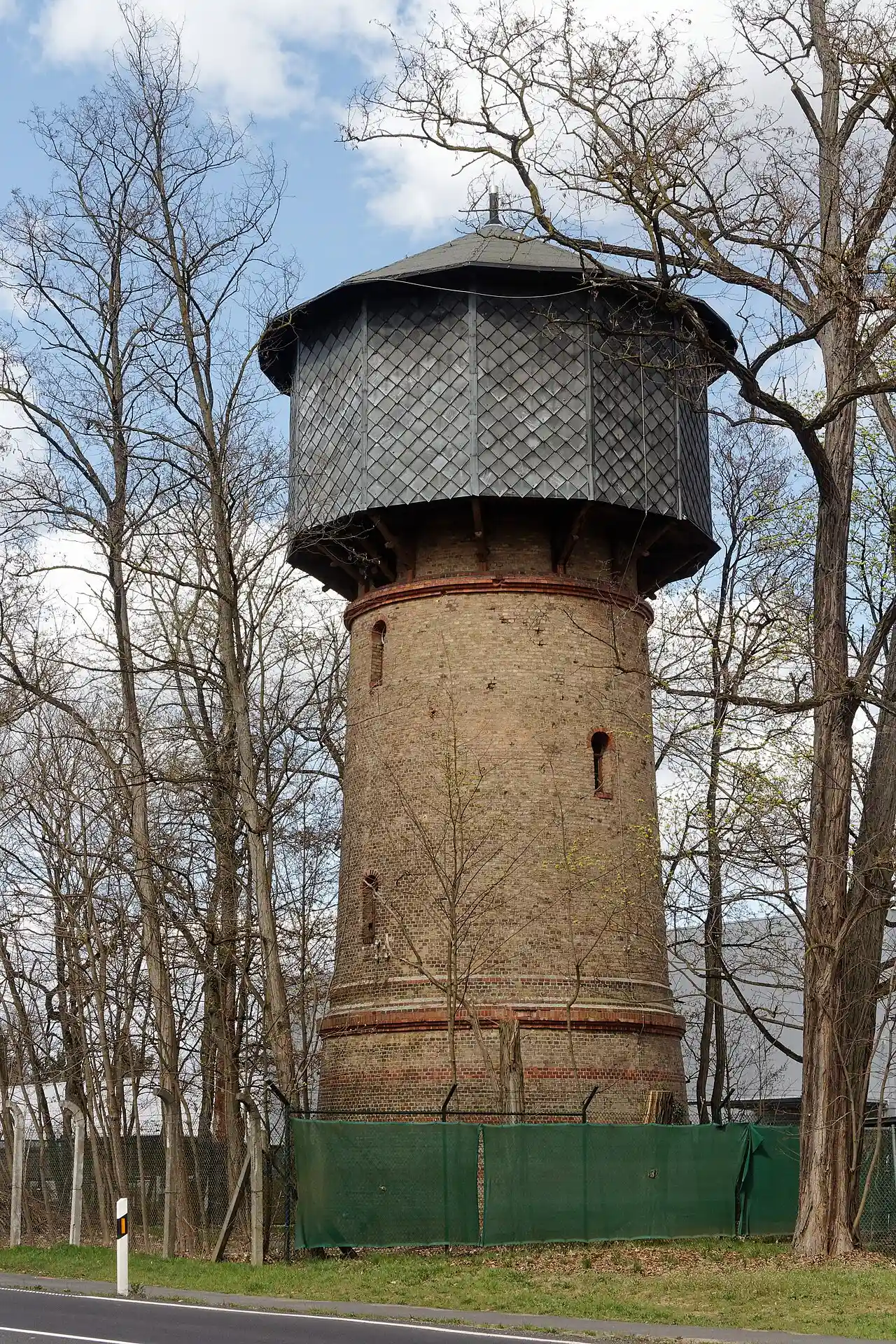 Wasserturm der ehemaligen Pulverfabrik in Hanau-Wolfgang