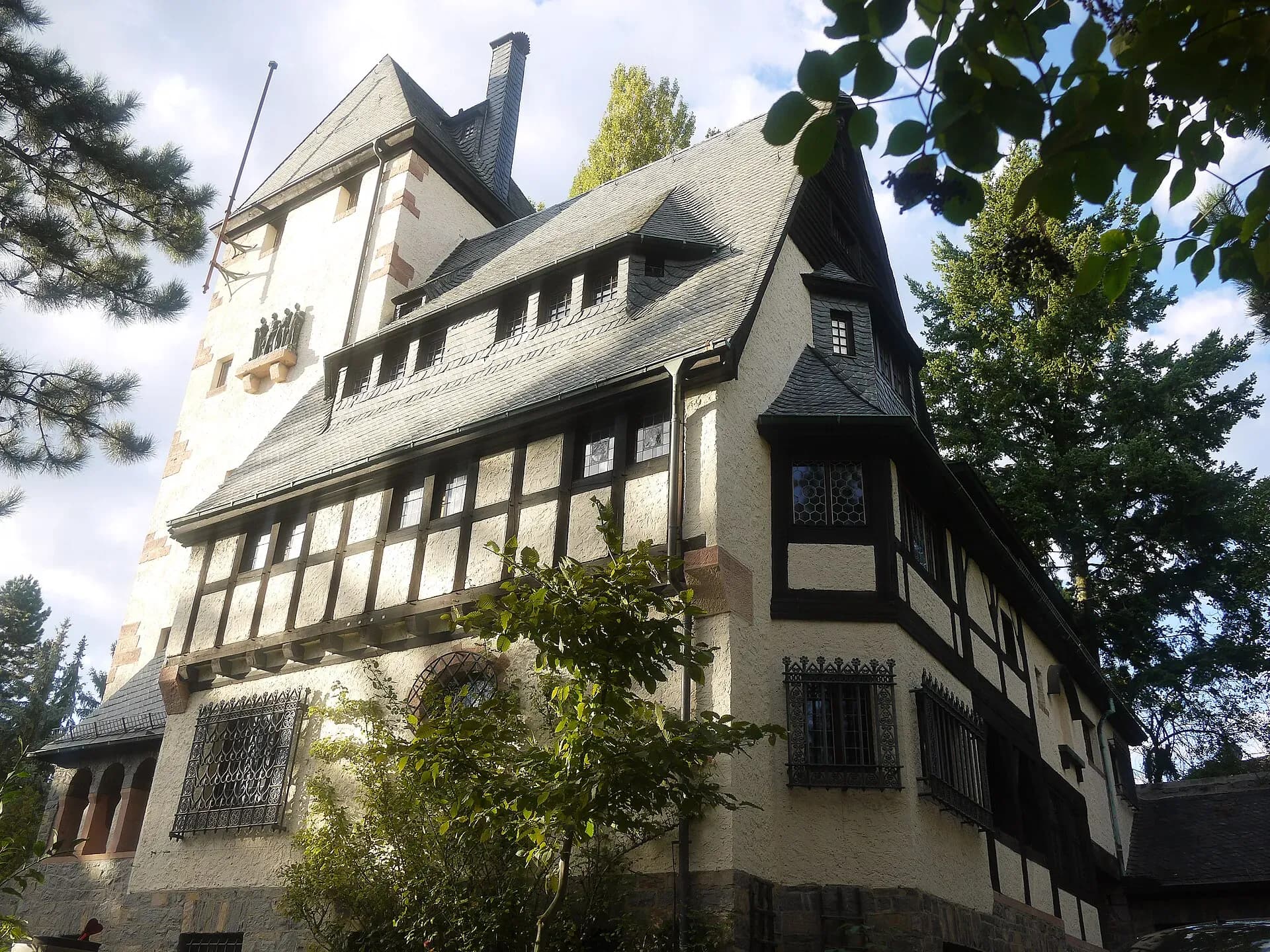 Fachwerkvilla in der Würzburger Straße in Aschaffenburg