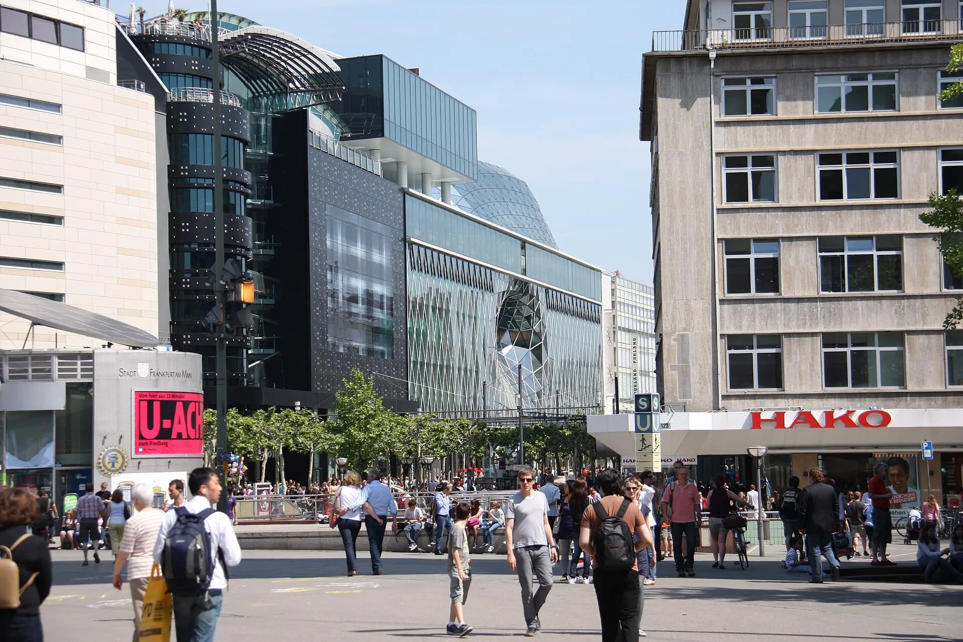 Geschäftshäuser an der Zeil in Frankfurt