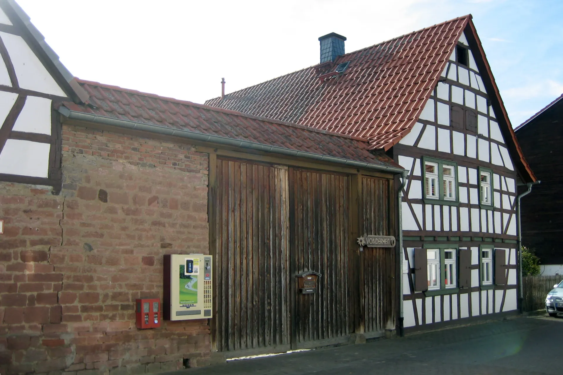 Fachwerk-Hofreite in der Hauptstraße in Reinheim-Zeilhard