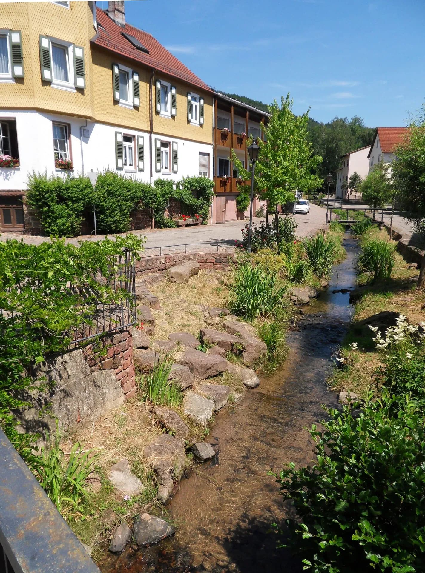 Dorfbach im Ortsteil Zell in Bad König