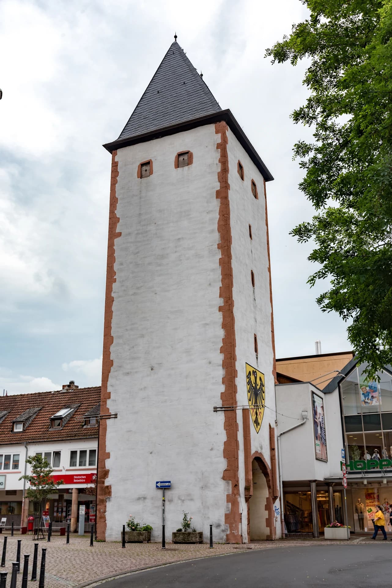 Ziegelturm der Stadtbefestigung in Gelnhausen