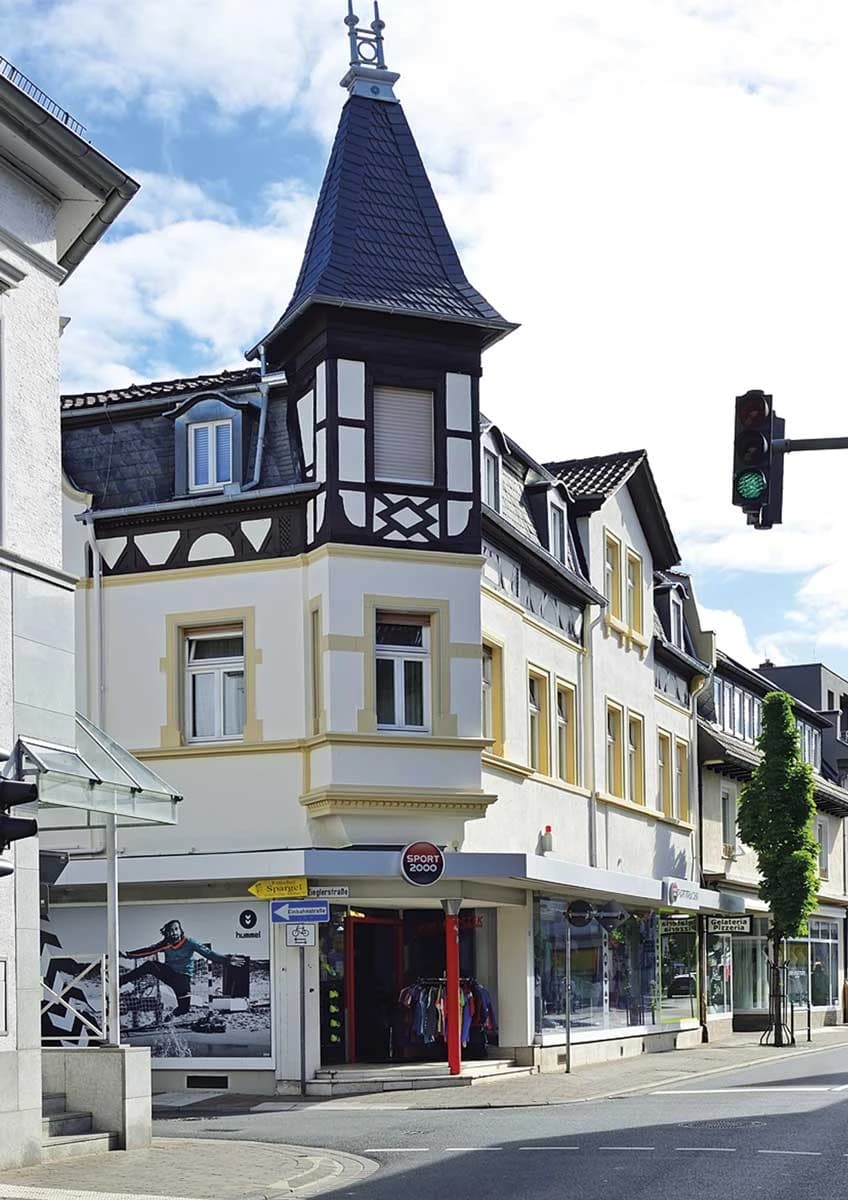 Eckhaus in der Zieglerstraße in Pfungstadt
