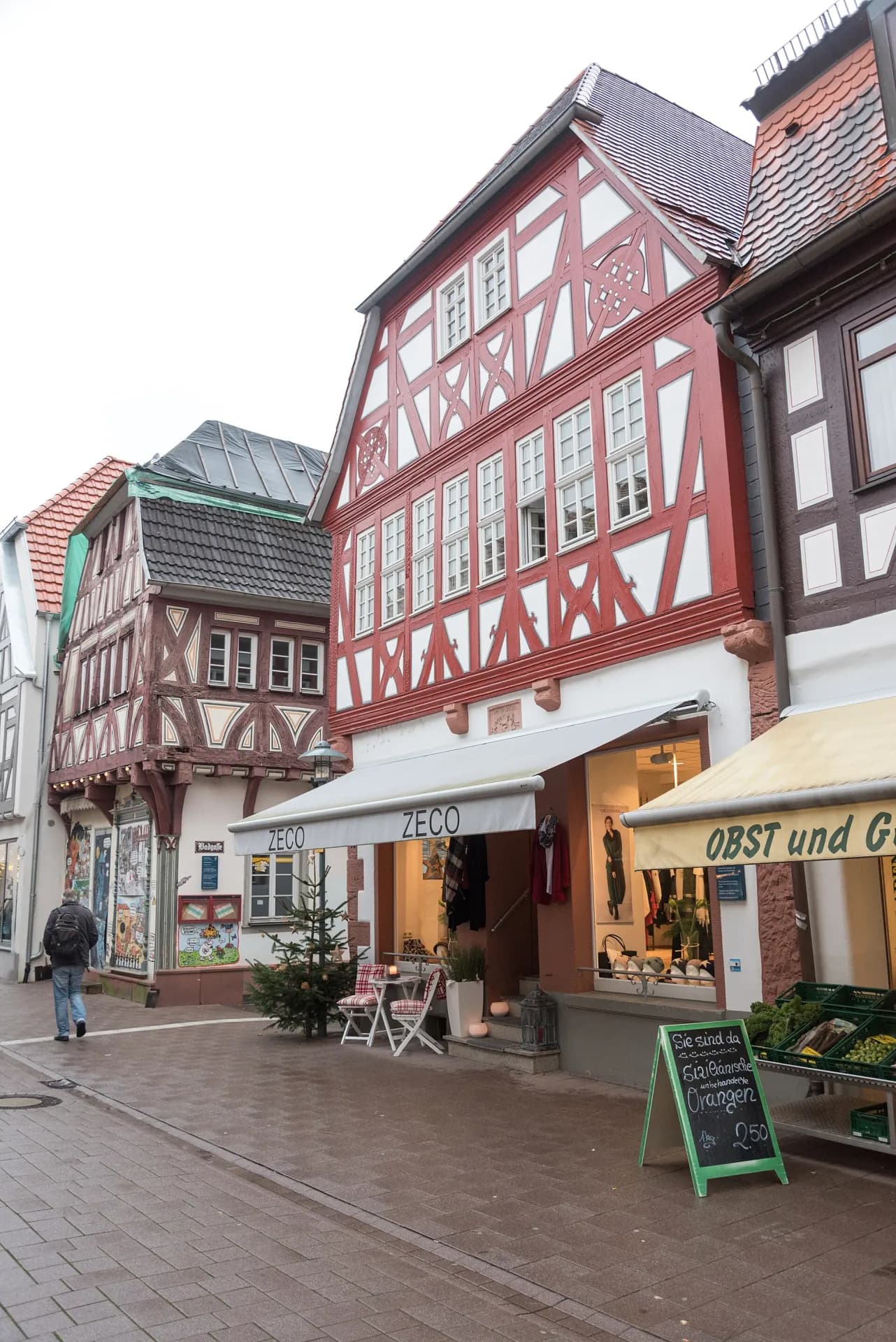 Zuckerstraße 15 in der Fußgängerzone in Dieburg