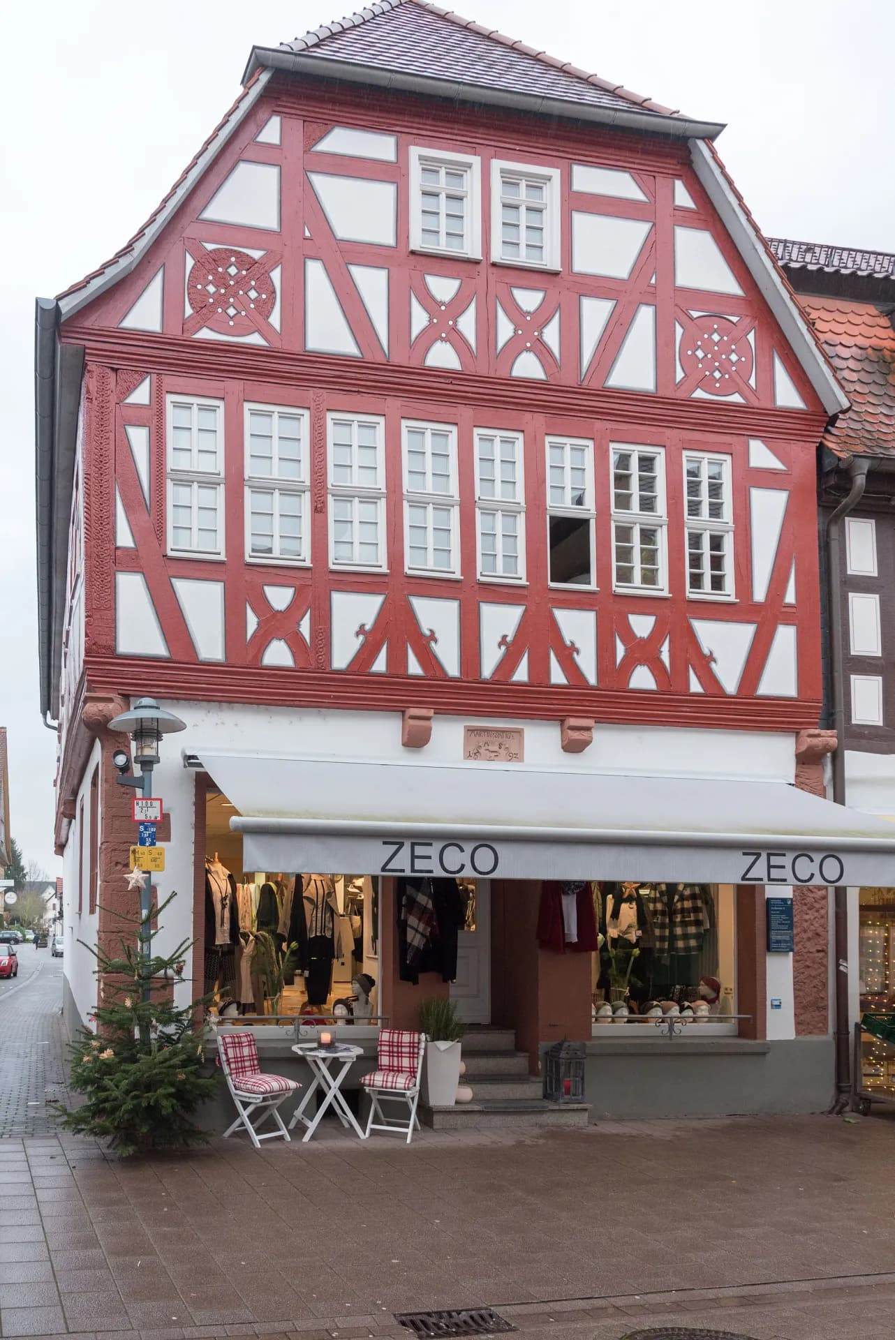Fachwerkgiebel Zuckerstraße 15 in Dieburg