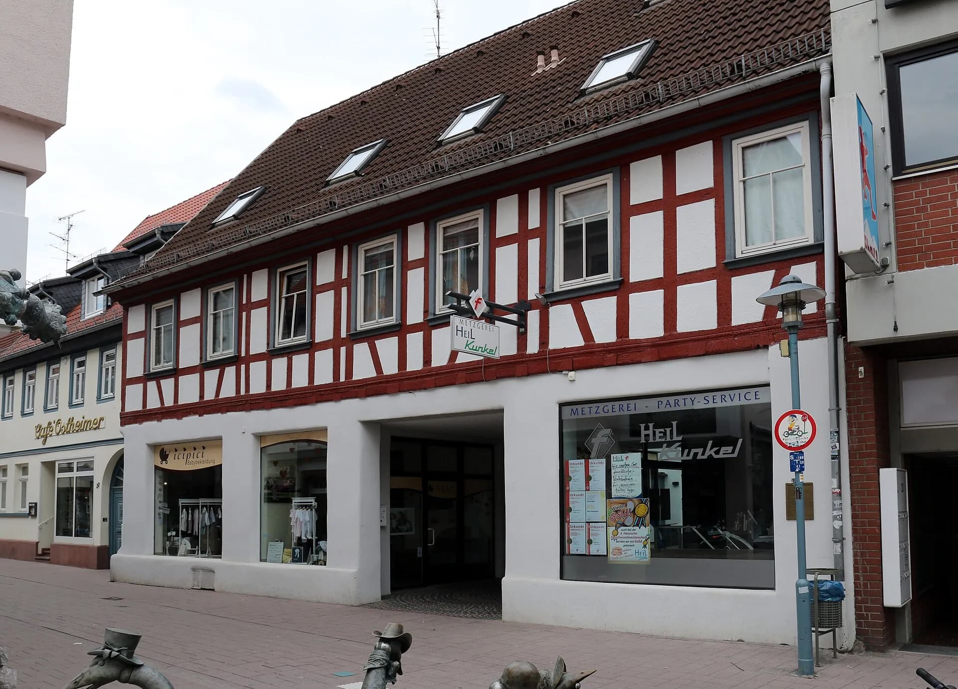 Fachwerkzeile Zuckerstraße 25 in Dieburg
